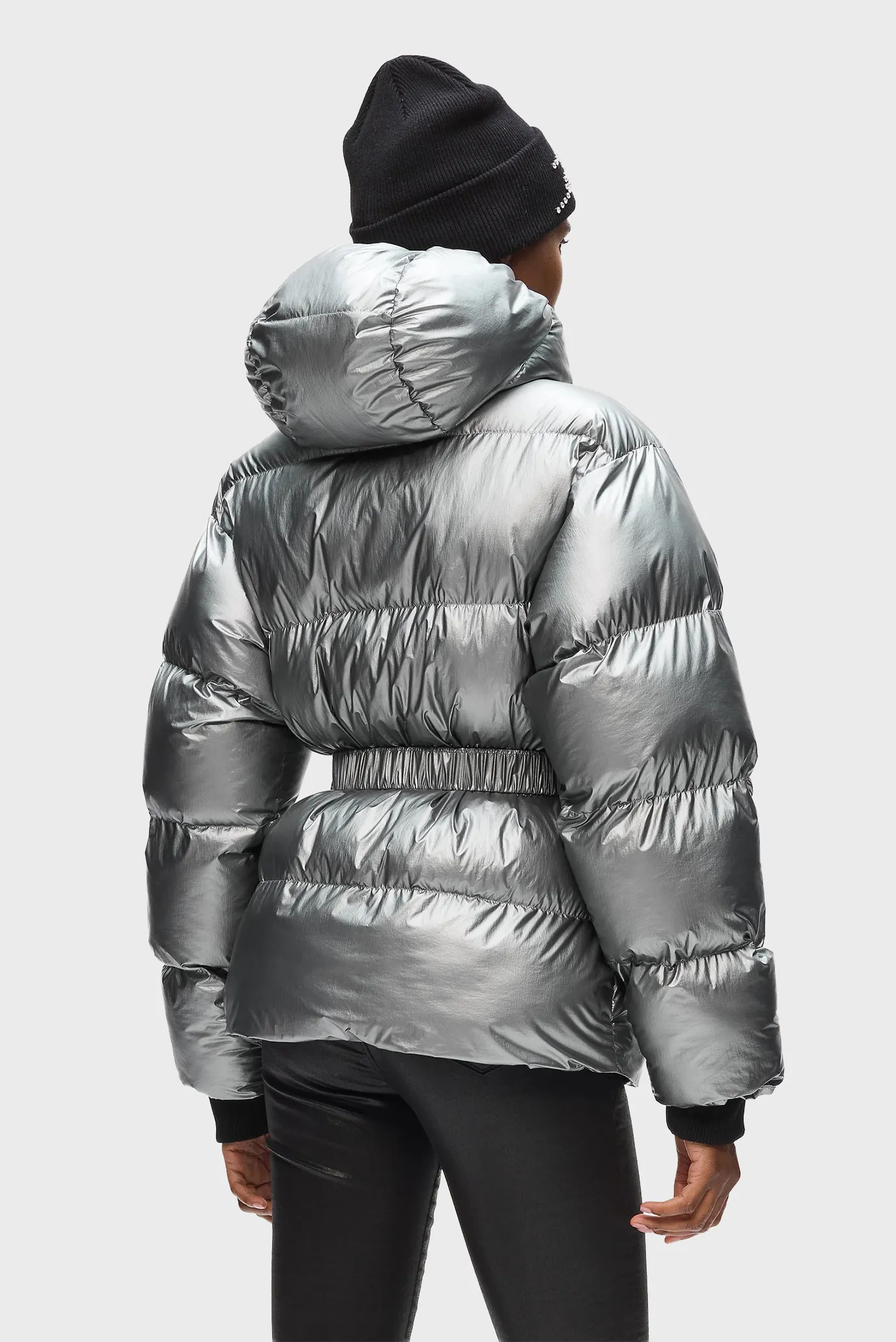 Женская серебристая куртка metallic Karl Lagerfeld A4W15066 — MD