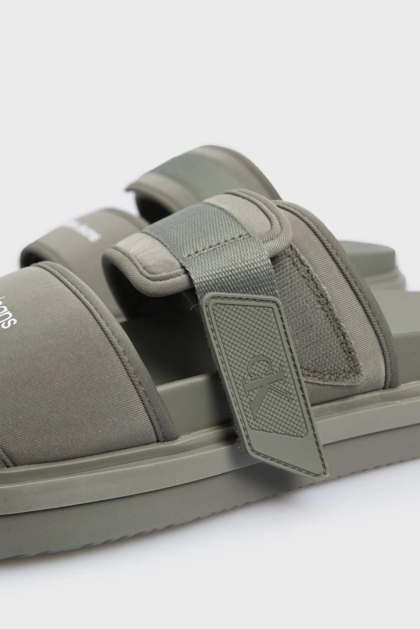 Мужские оливковые слайдеры DOUBLE BAR SANDAL WB IN BR 2