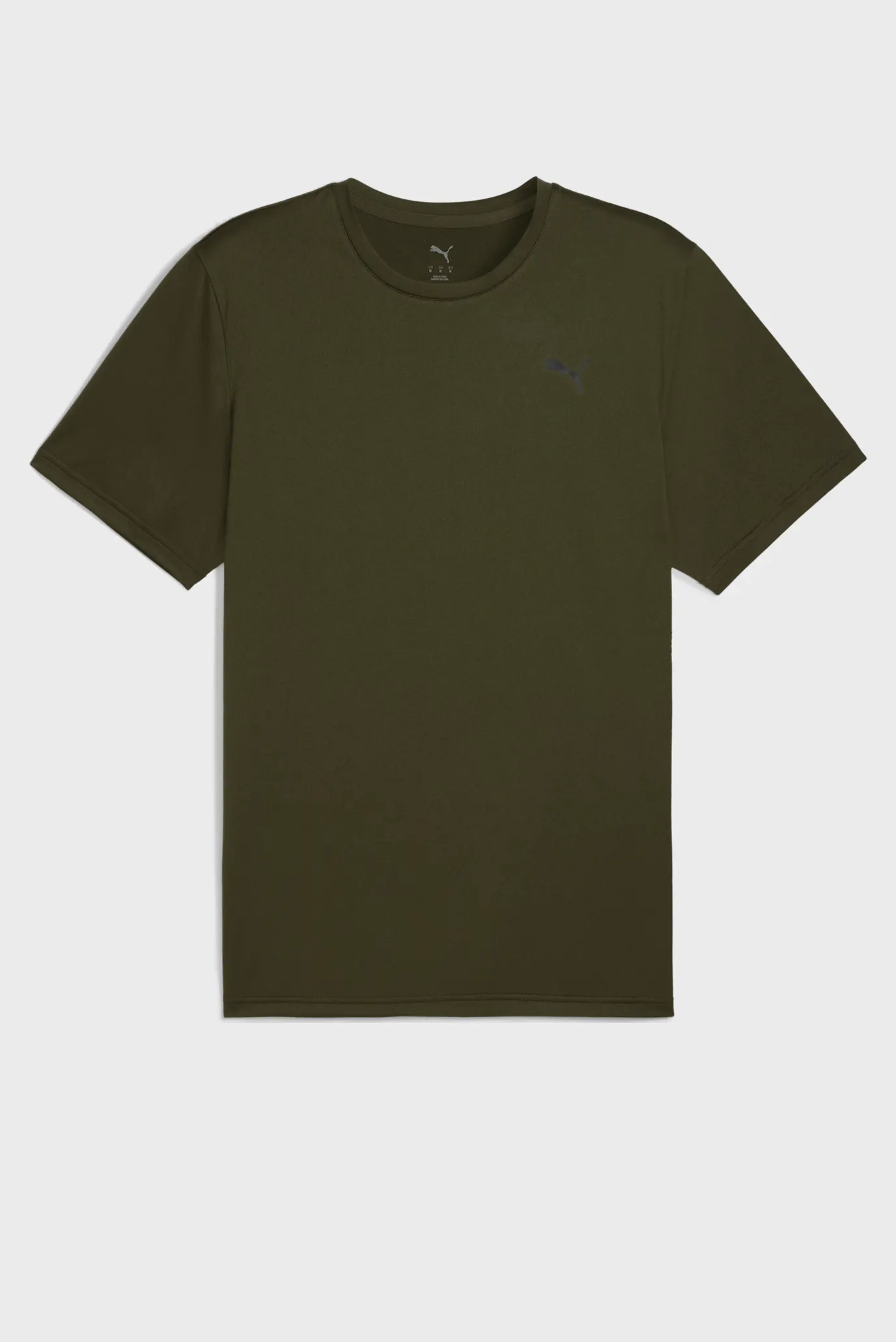 Мужская темно-зеленая футболка TAD ESSENTIALS Solid Cat Tee Men 1