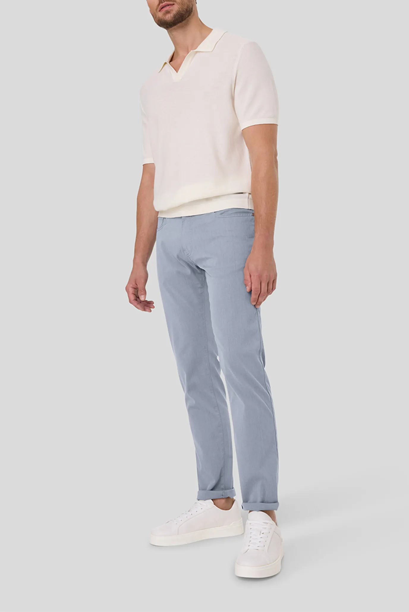 Мужские голубые джинсы 3