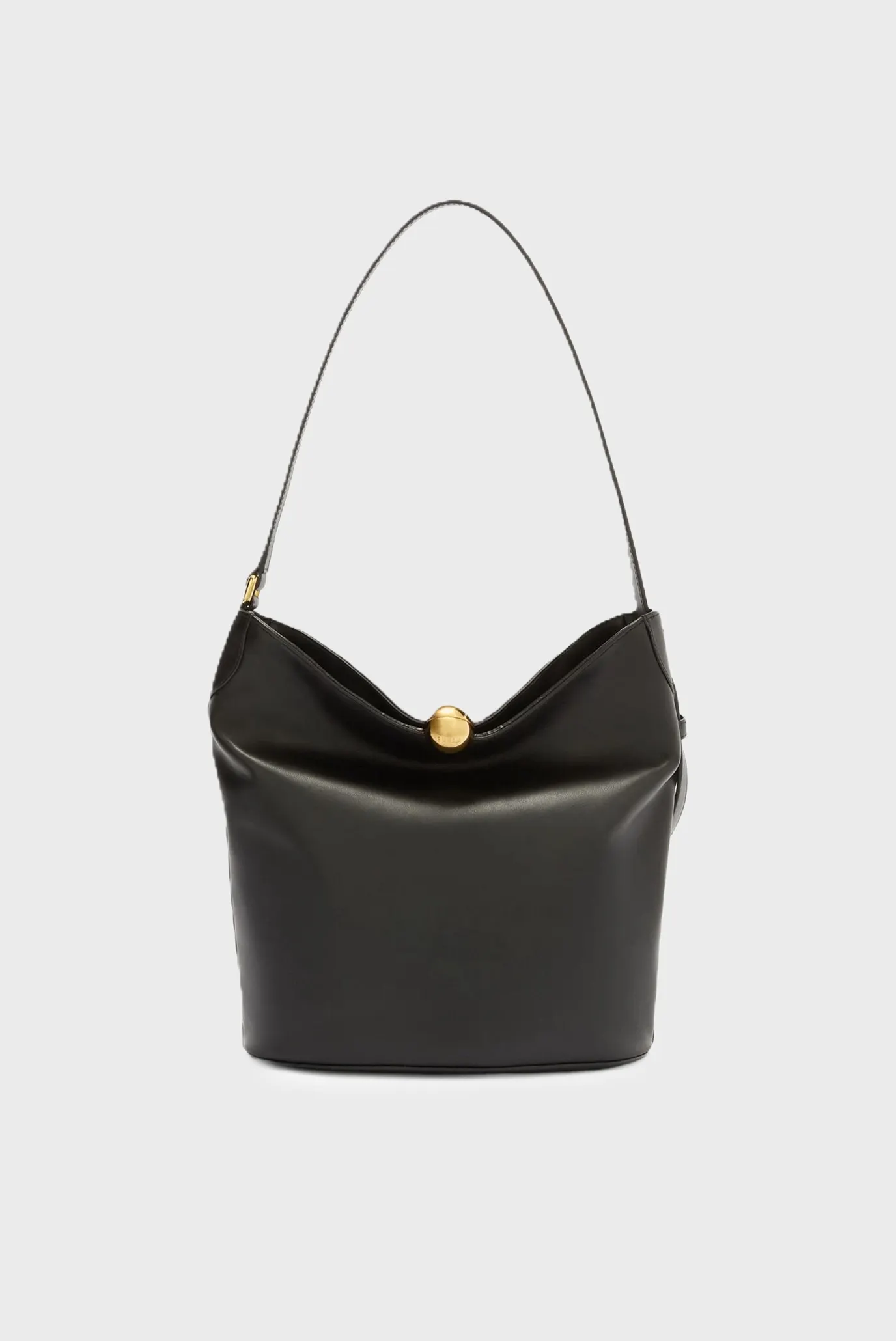 Женская черная кожаная сумка 1