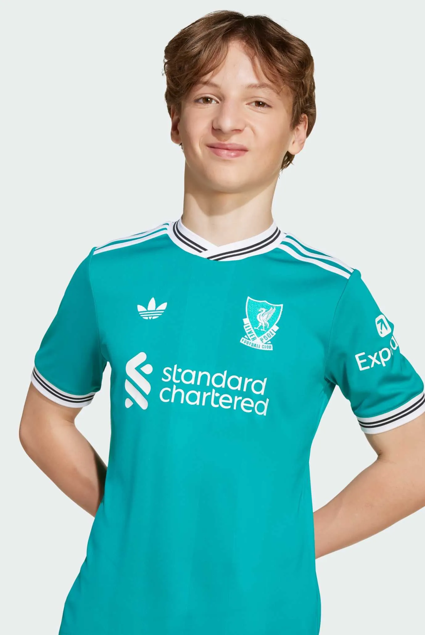 Детская бирюзовая футболка Liverpool FC 25/26 Third Kids 6