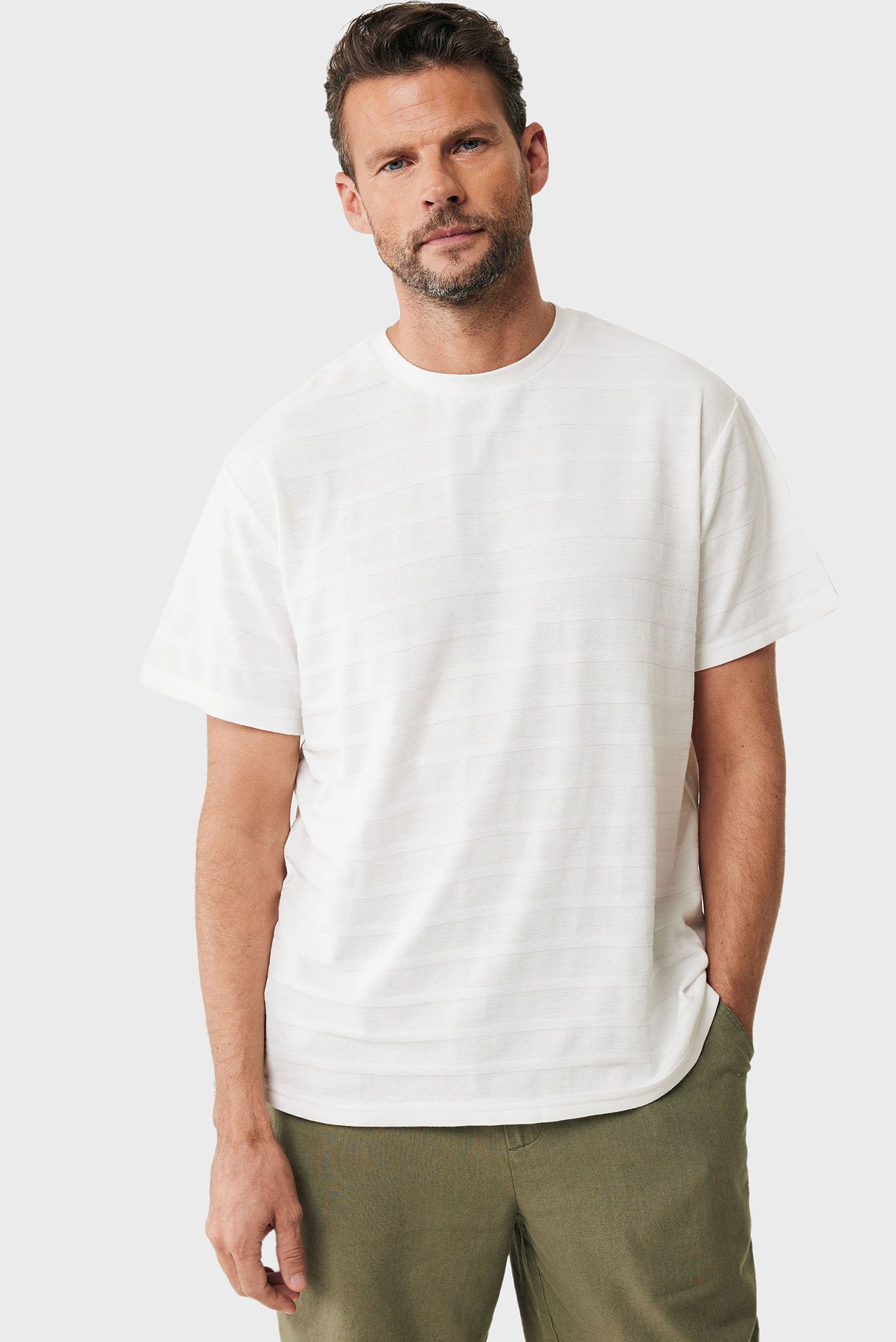 Мужская белая футболка 1