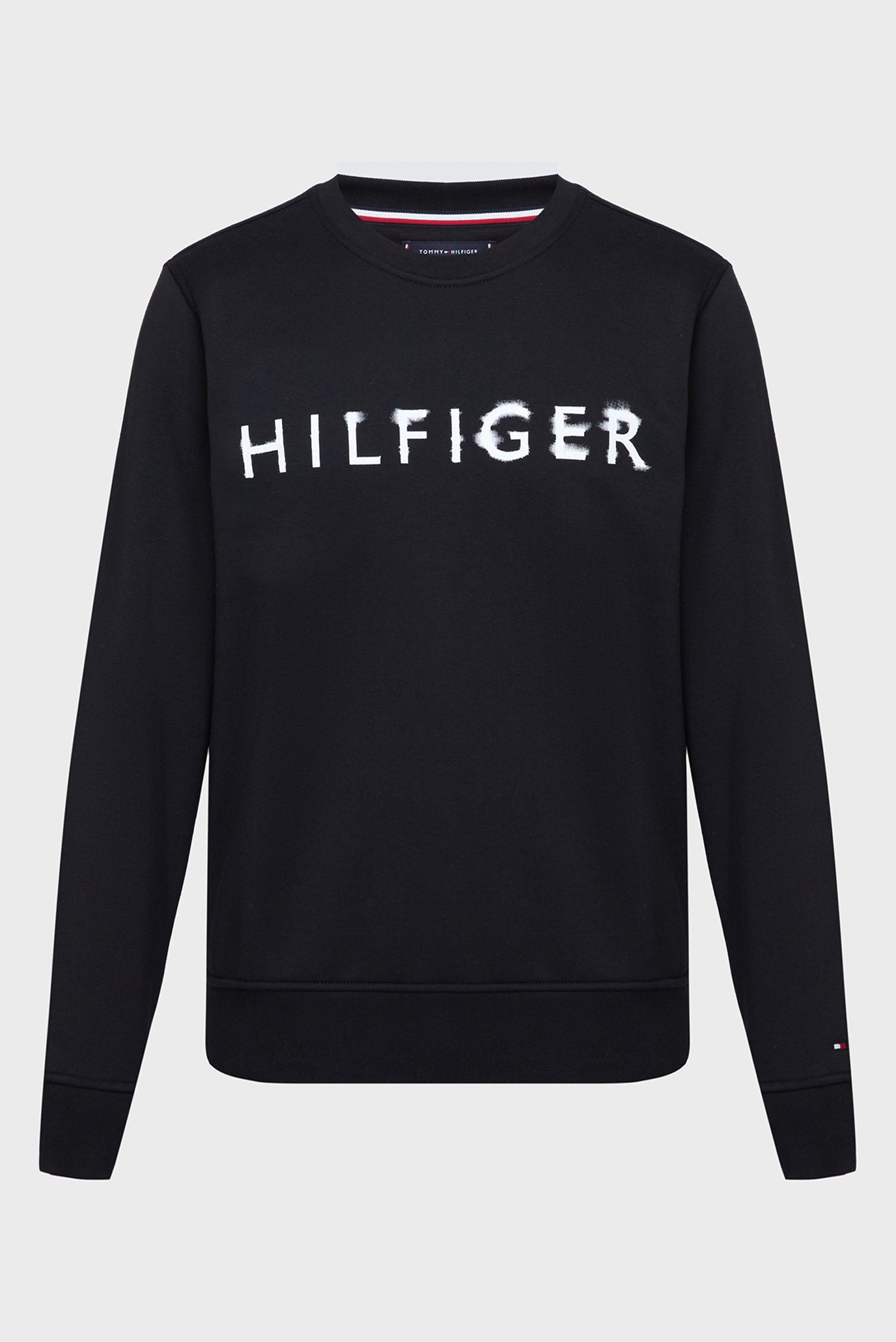 Чоловічий чорний світшот HILFIGER INK CREWNECK 1