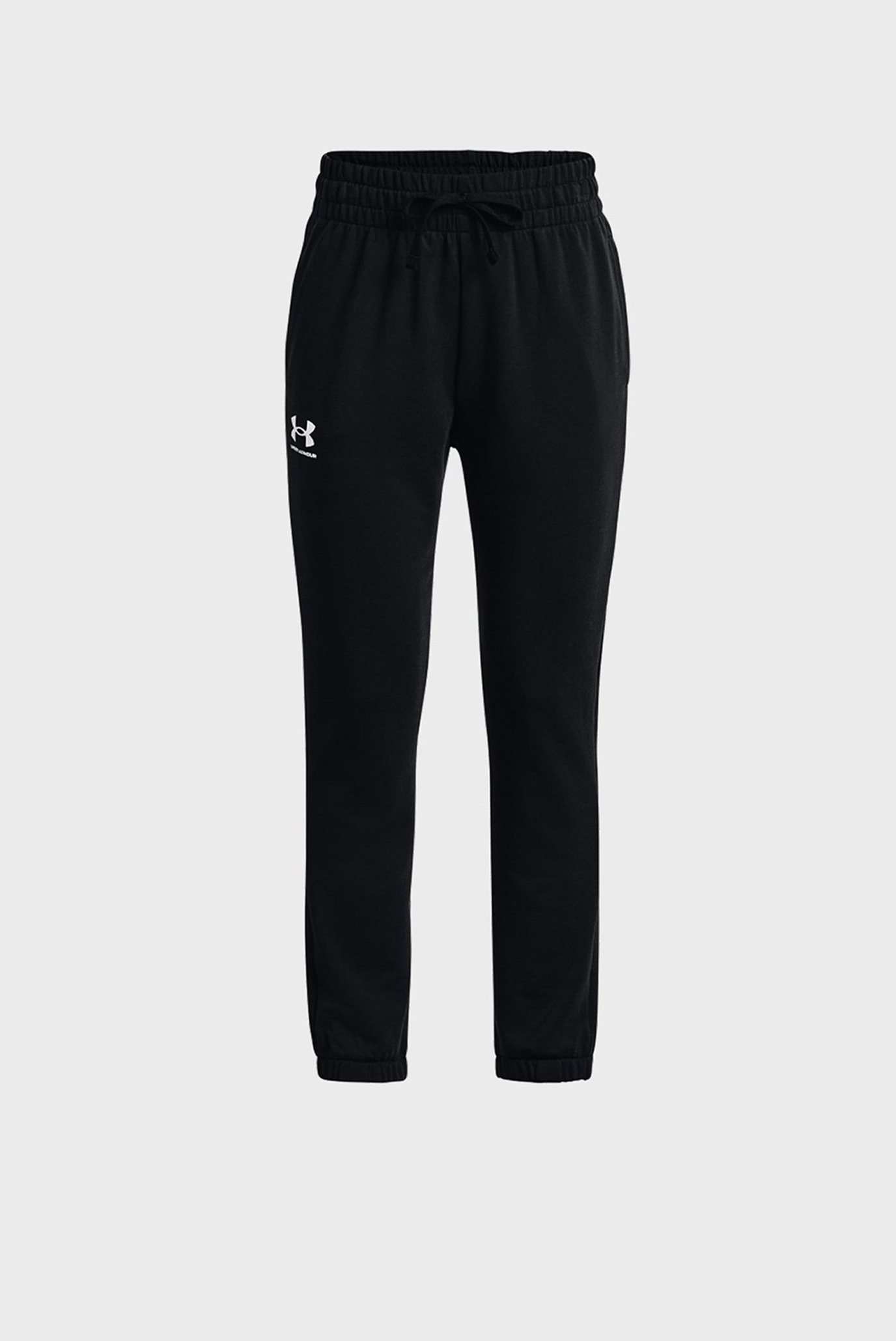 Дитячі чорні спортивні штани UA RIVAL TERRY JOGGER 1