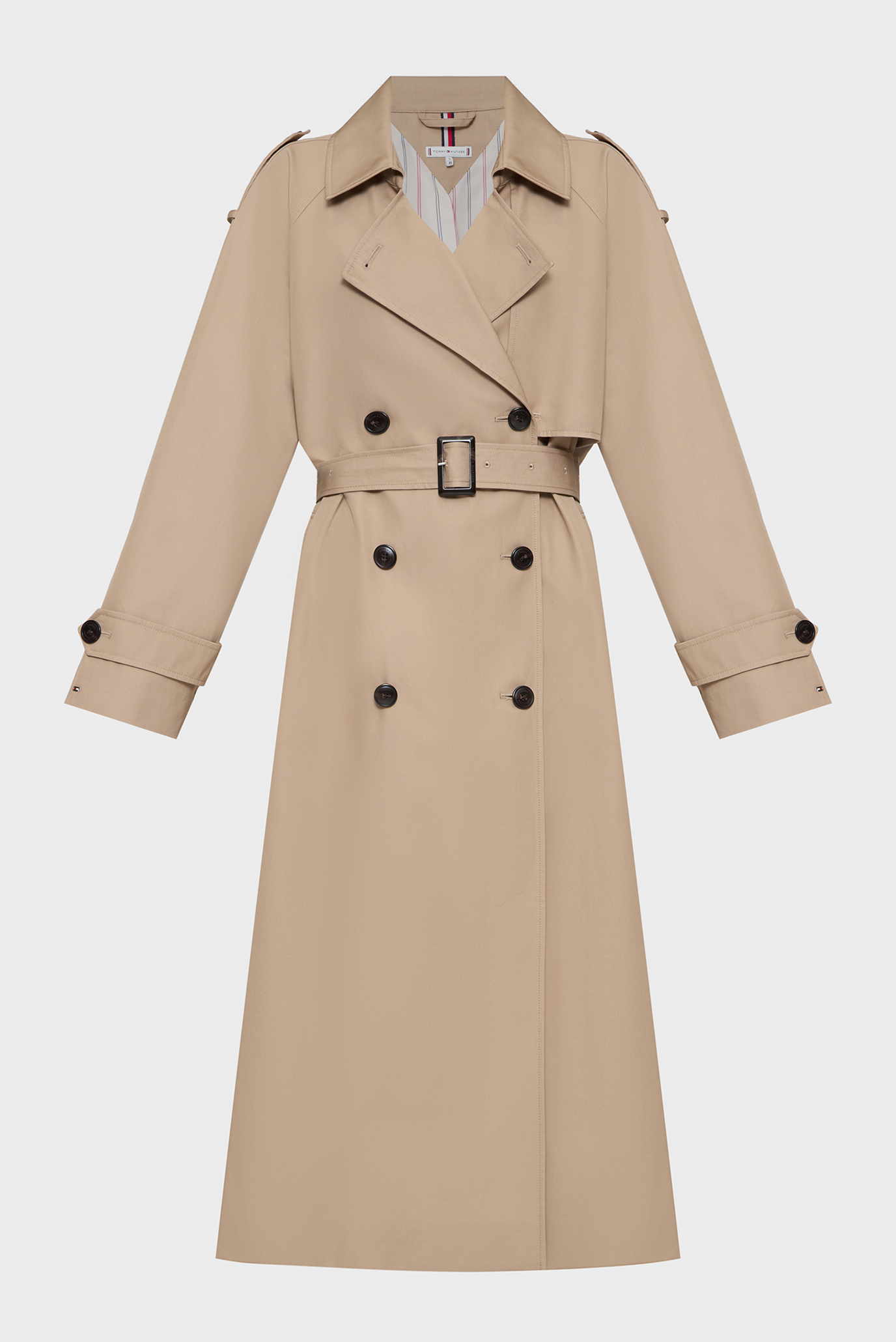 Женский бежевый тренч COTTON OVERSIZED TRENCH 1