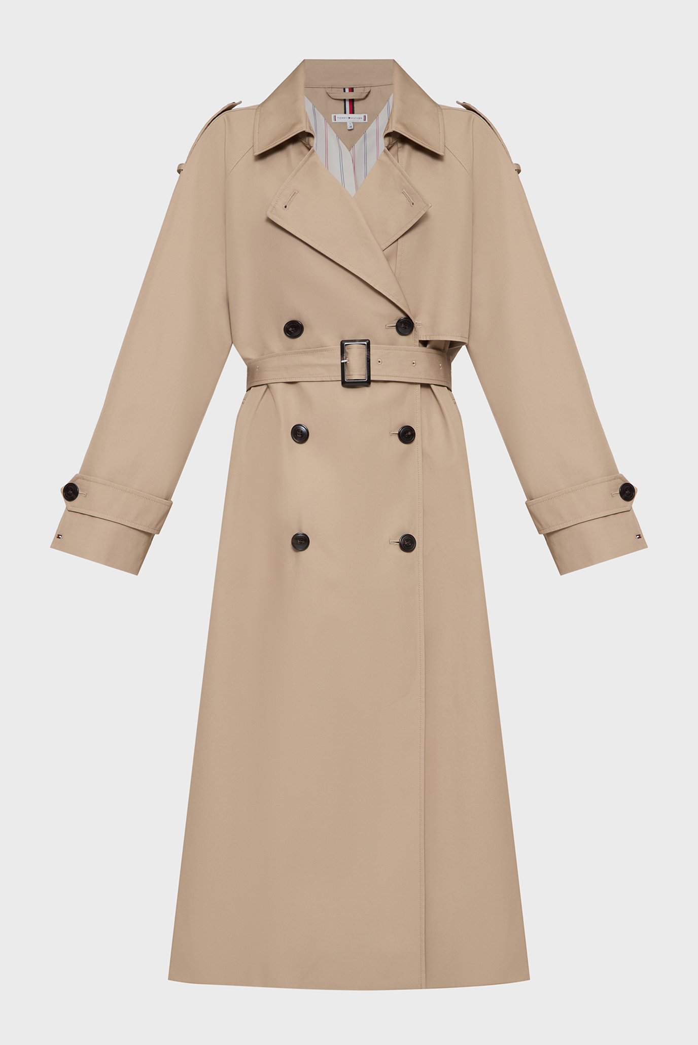 Жіночий бежевий тренч COTTON OVERSIZED TRENCH 1