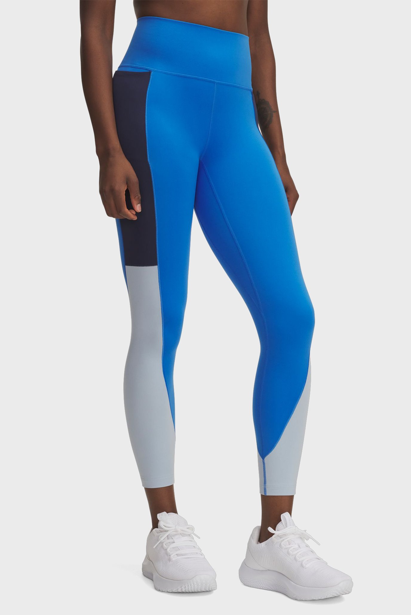 Женские голубые тайтсы Meridian Colorblock Ankle Lg Голубой XS Under Armour 6004002-402 Женские голубые тайтсы Meridian Colorblock Ankle Lg Голубой XS Under Armour 6004002-402