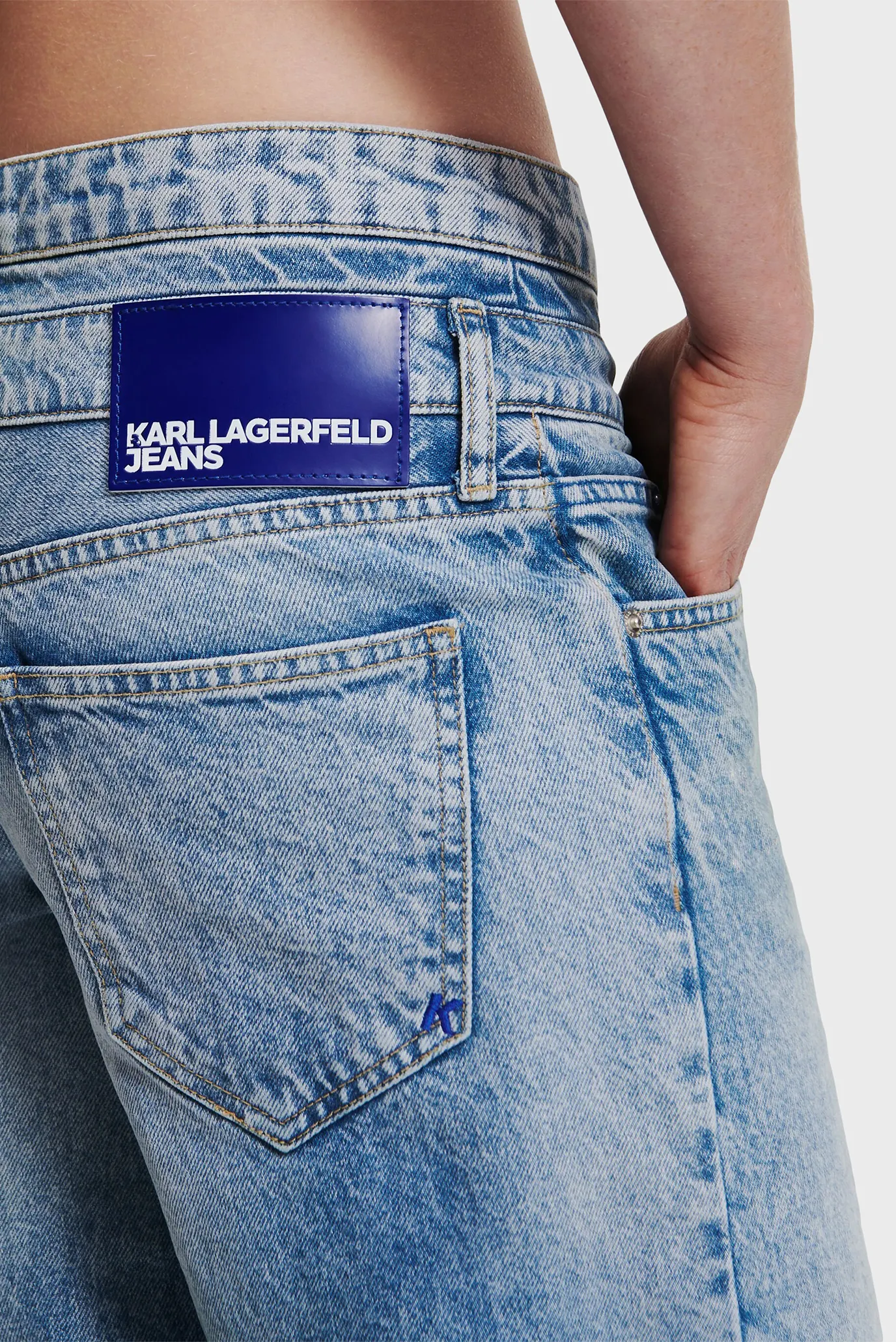 Женские синие джинсы relaxed recycled wb 4