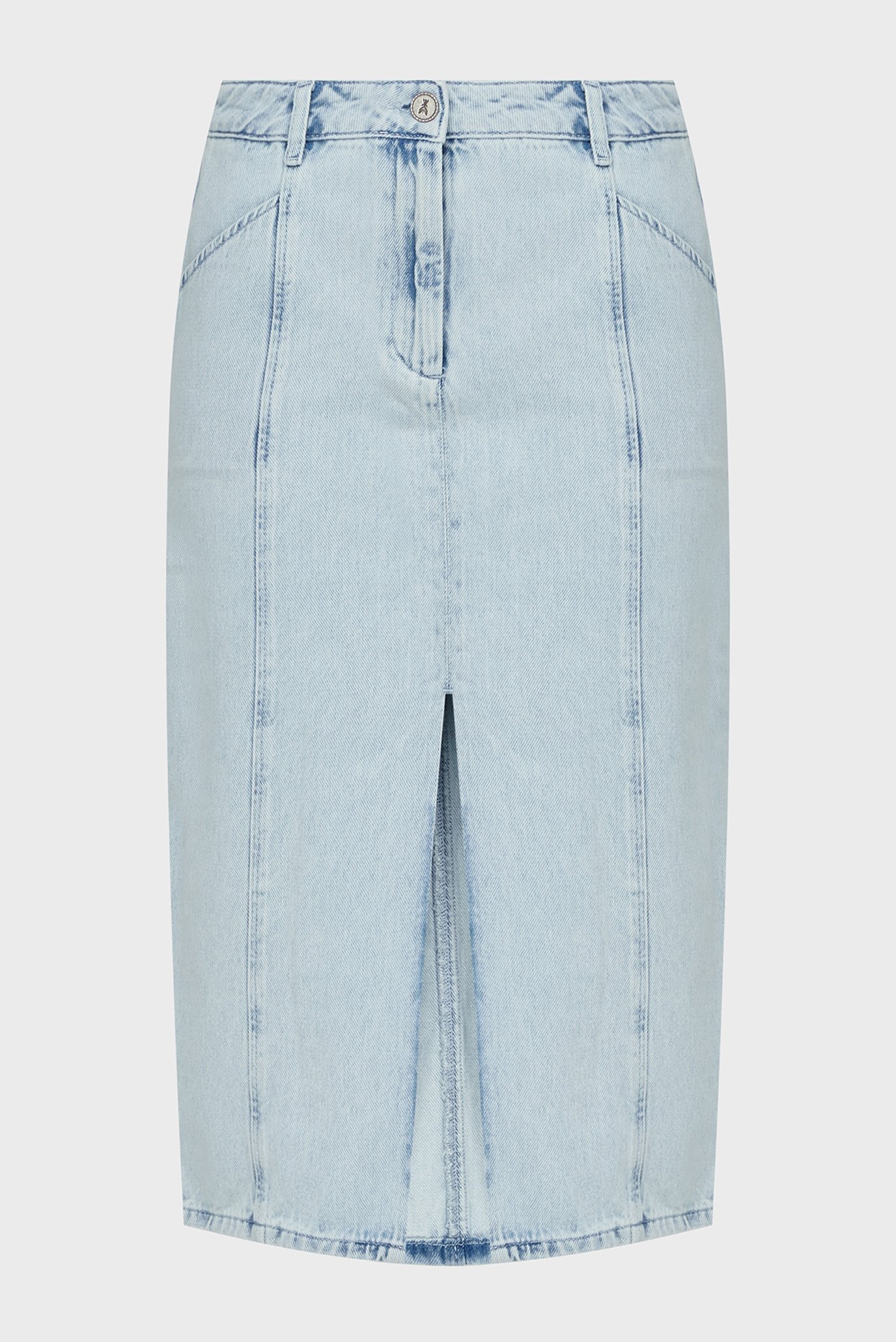 Жіноча блакитна джинсова спідниця 1