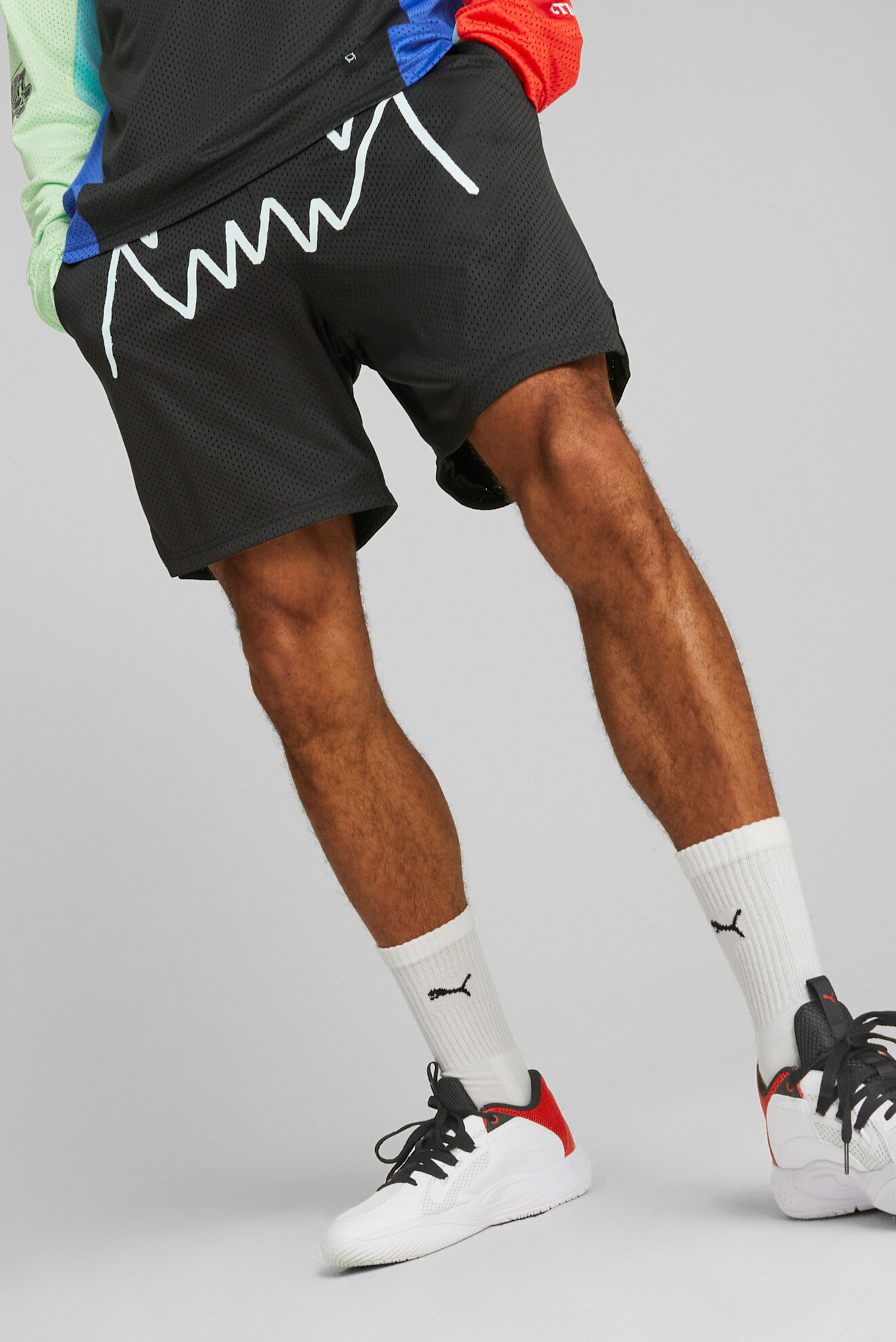 Мужские черные шорты Jaws Core Basketball Shorts Men 1