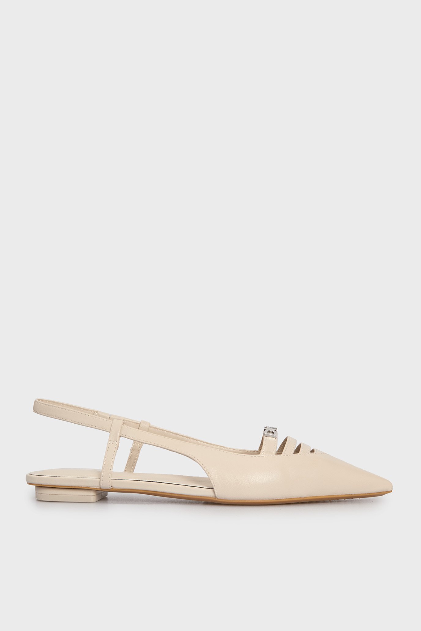 Женские белые кожаные слингбеки MIKADO Белый 39 DKNY K1524221 Женские белые кожаные слингбеки MIKADO Белый 39 DKNY K1524221