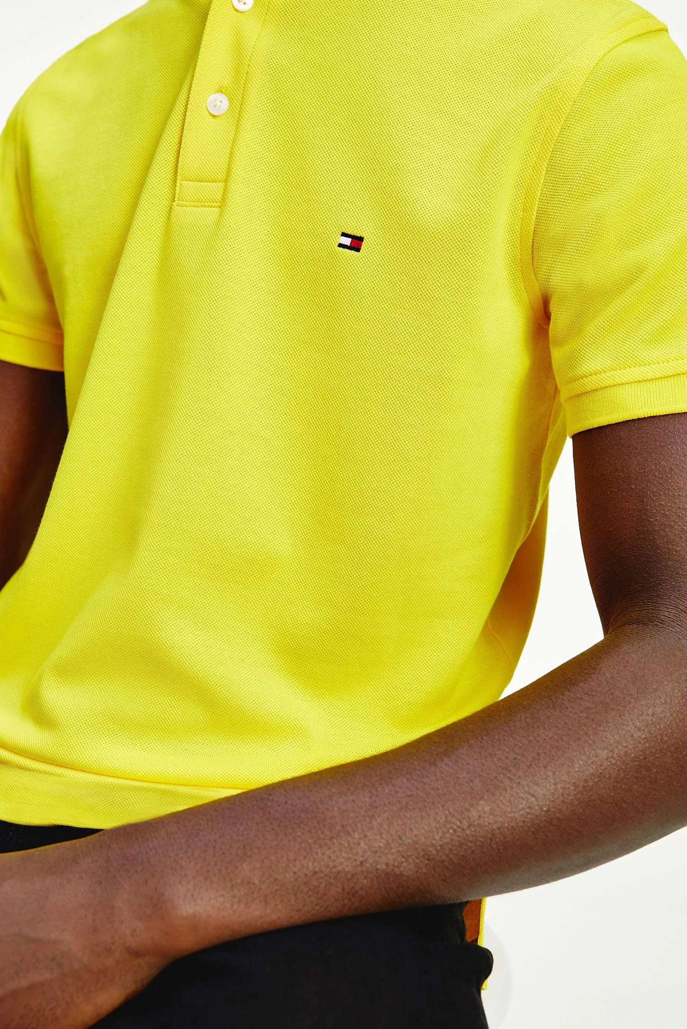 Чоловіче жовте поло 1985 SLIM 3