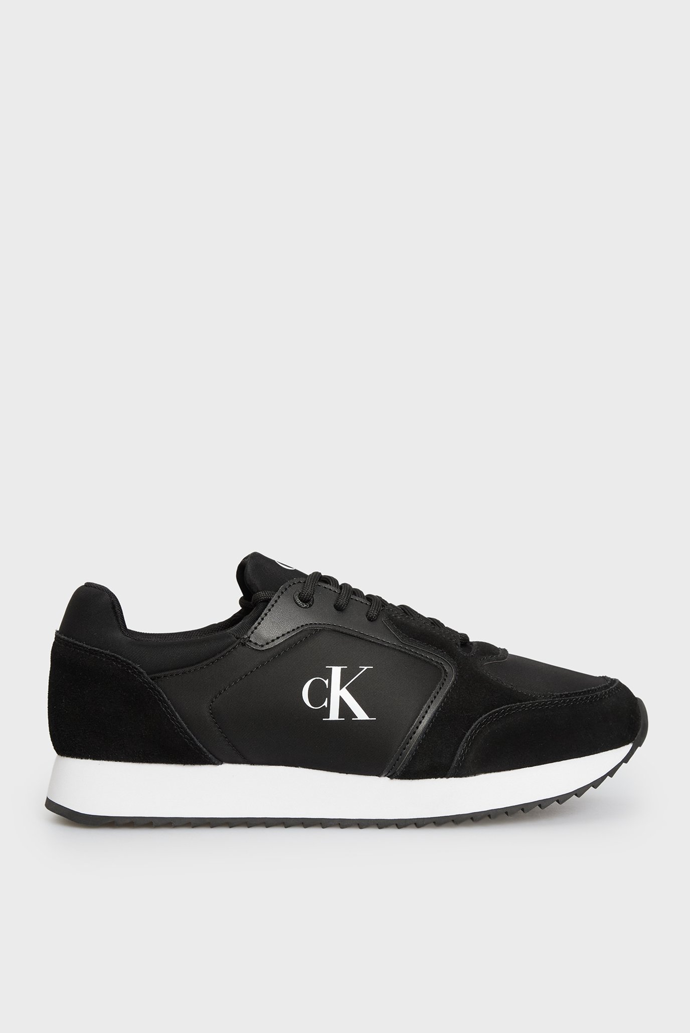 Мужские черные кроссовки RETRO RUNNER Черный 44 Calvin Klein Jeans YM0YM01326 Мужские черные кроссовки RETRO RUNNER Черный 44 Calvin Klein Jeans YM0YM01326