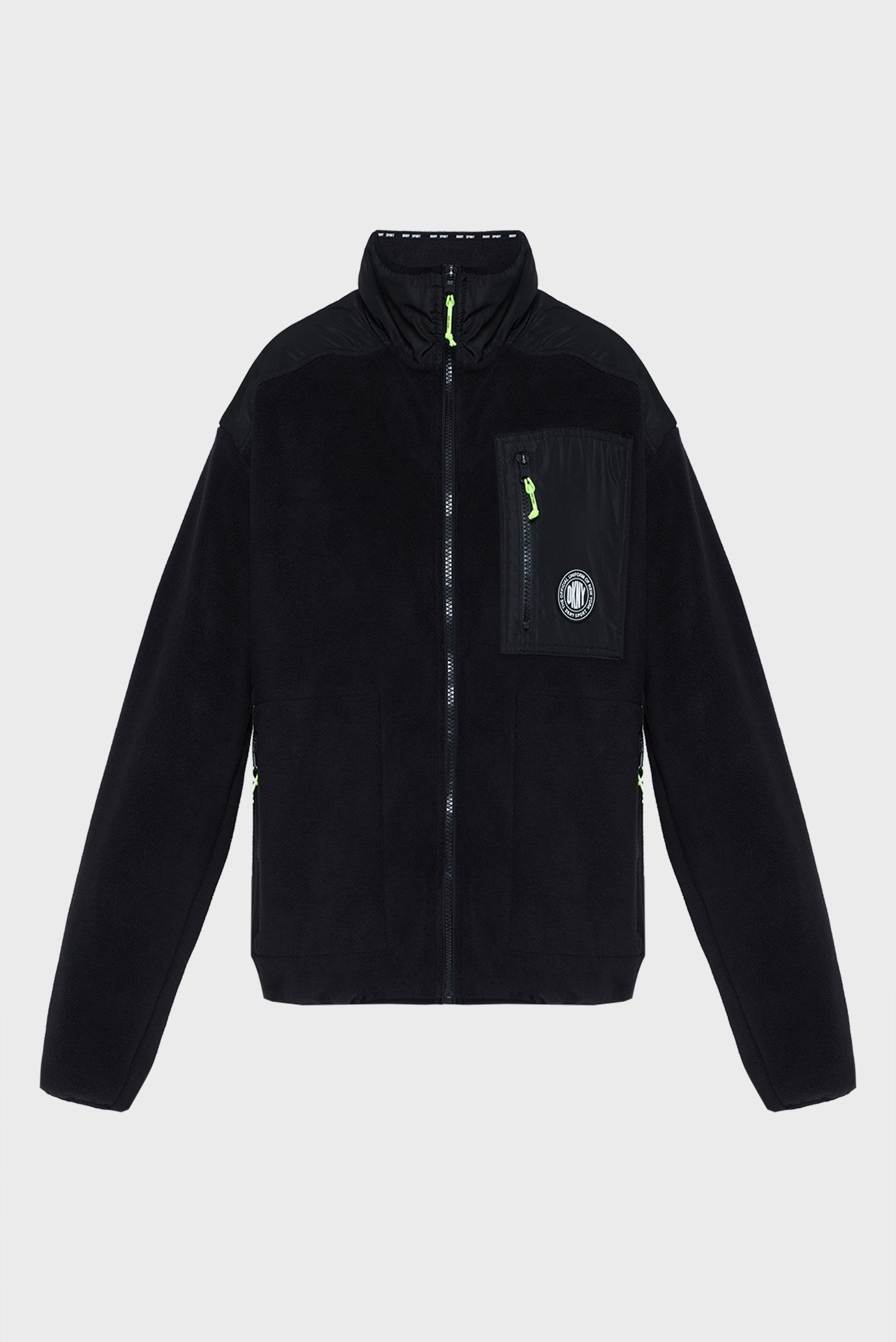 Женская черная спортивная кофта Черный M DKNY DP2J8821