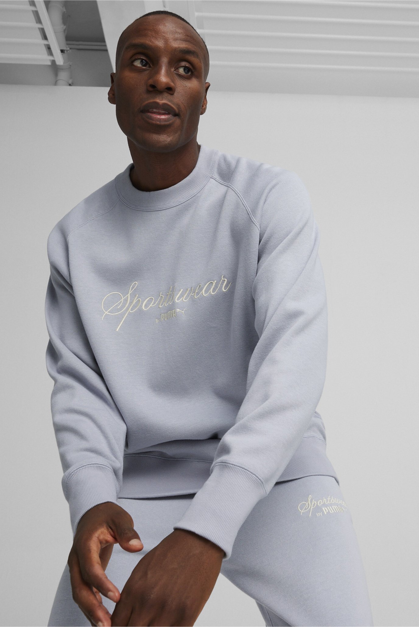 Мужской серый свитшот CLASSICS+ Men's Sweatshirt 1