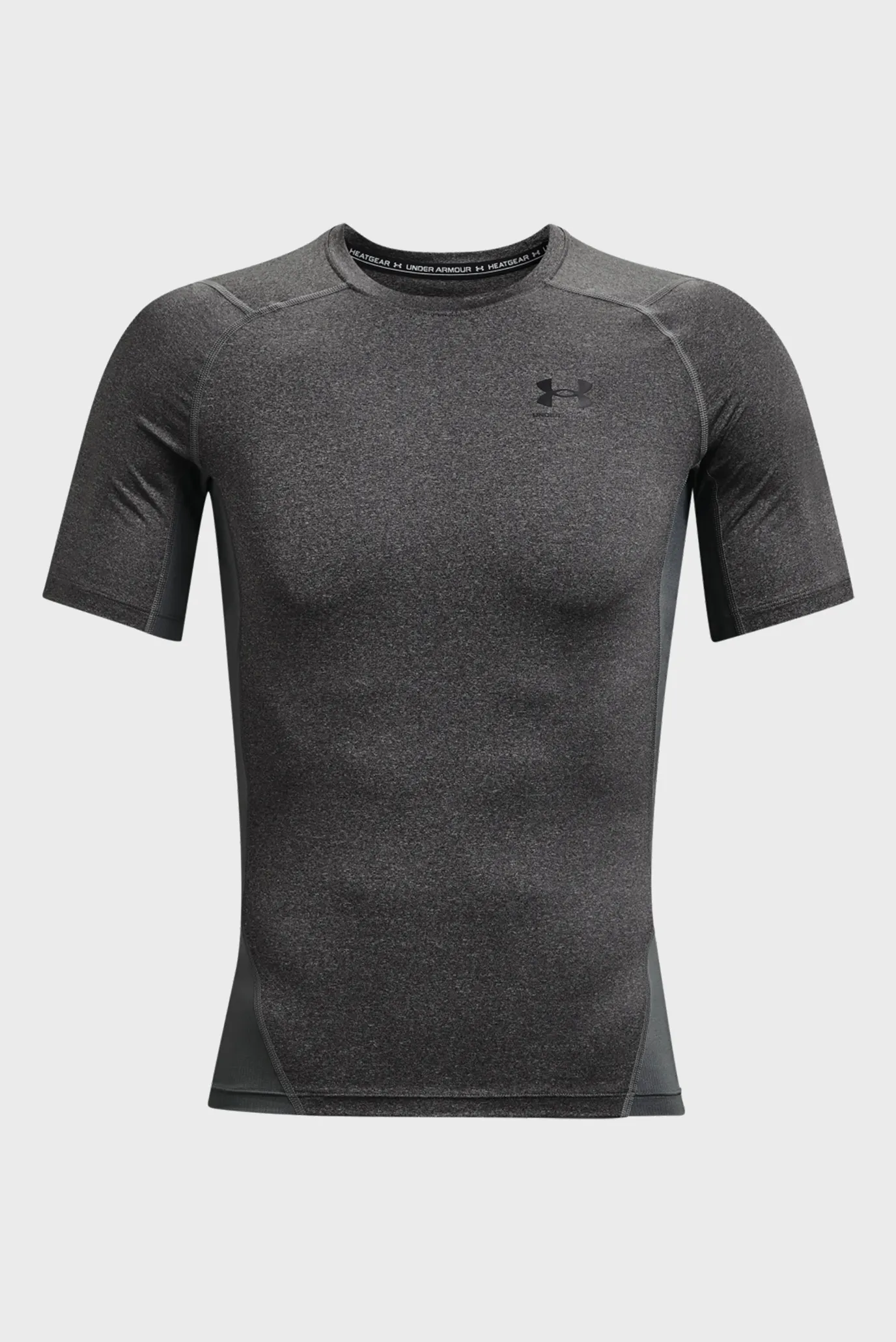 Мужская серая футболка UA HG Armour Comp 5