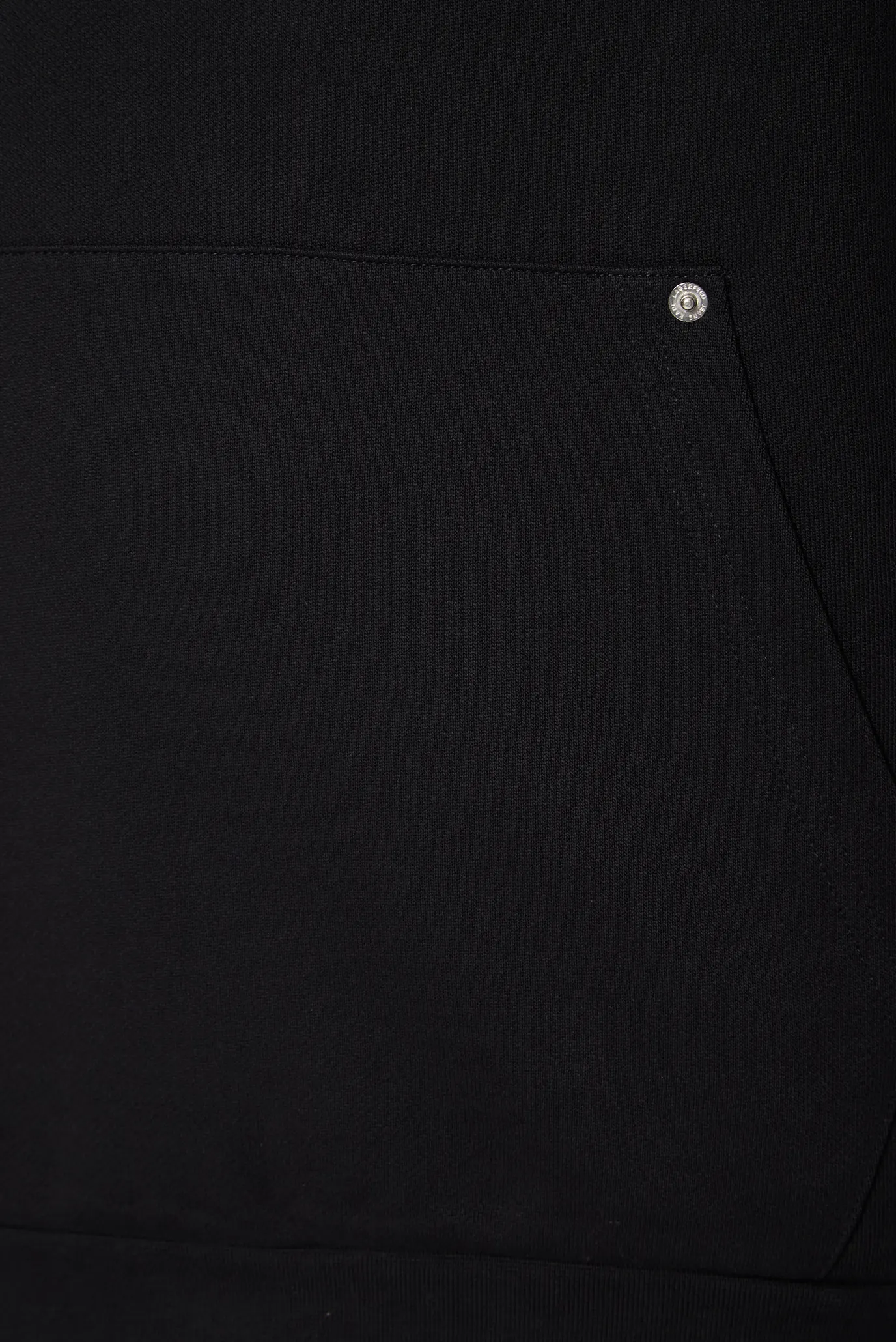 Мужское черное худи reg vertical logo 3