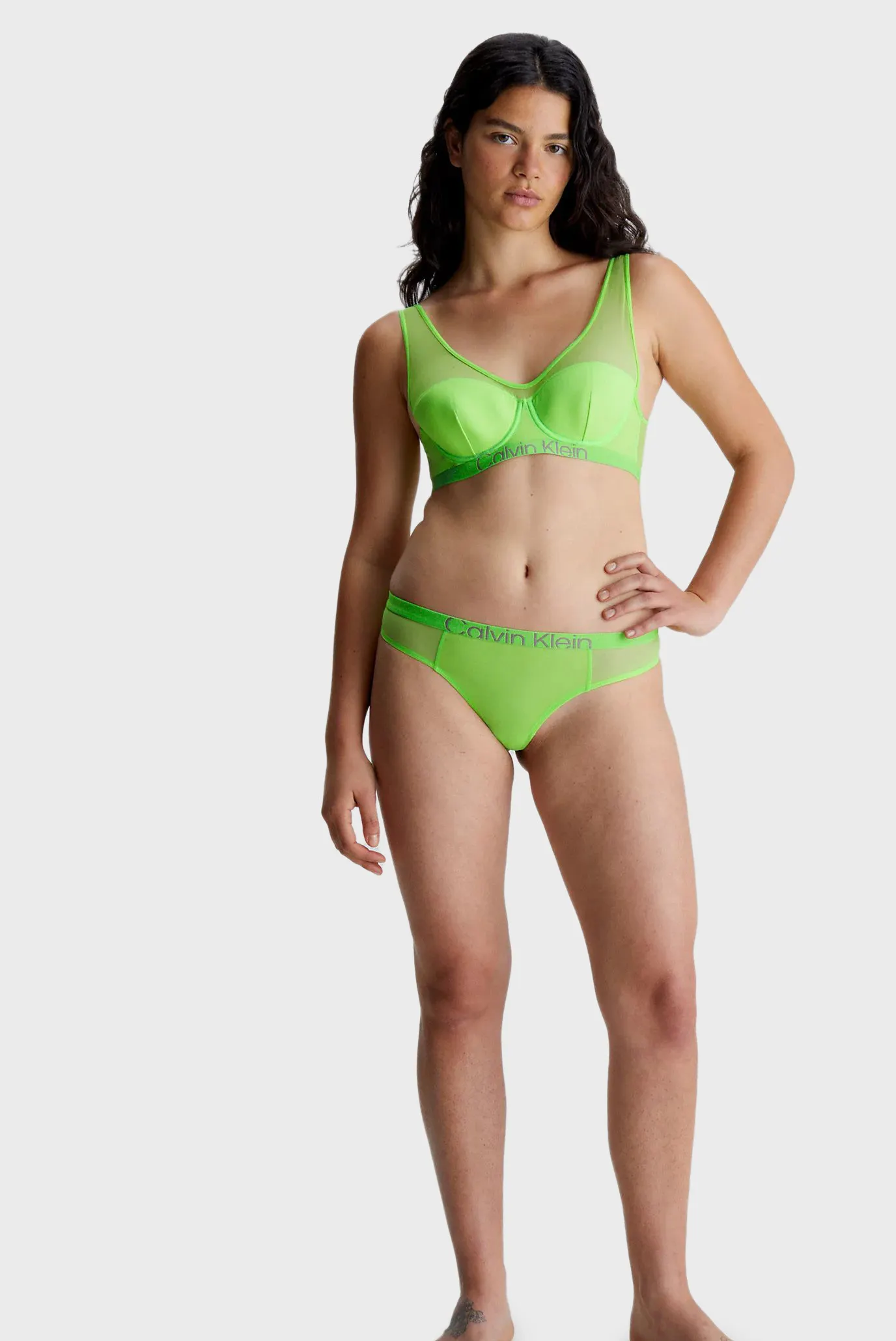 Женский салатовый бюстгальтер LGHT LINED BRALETTE 4