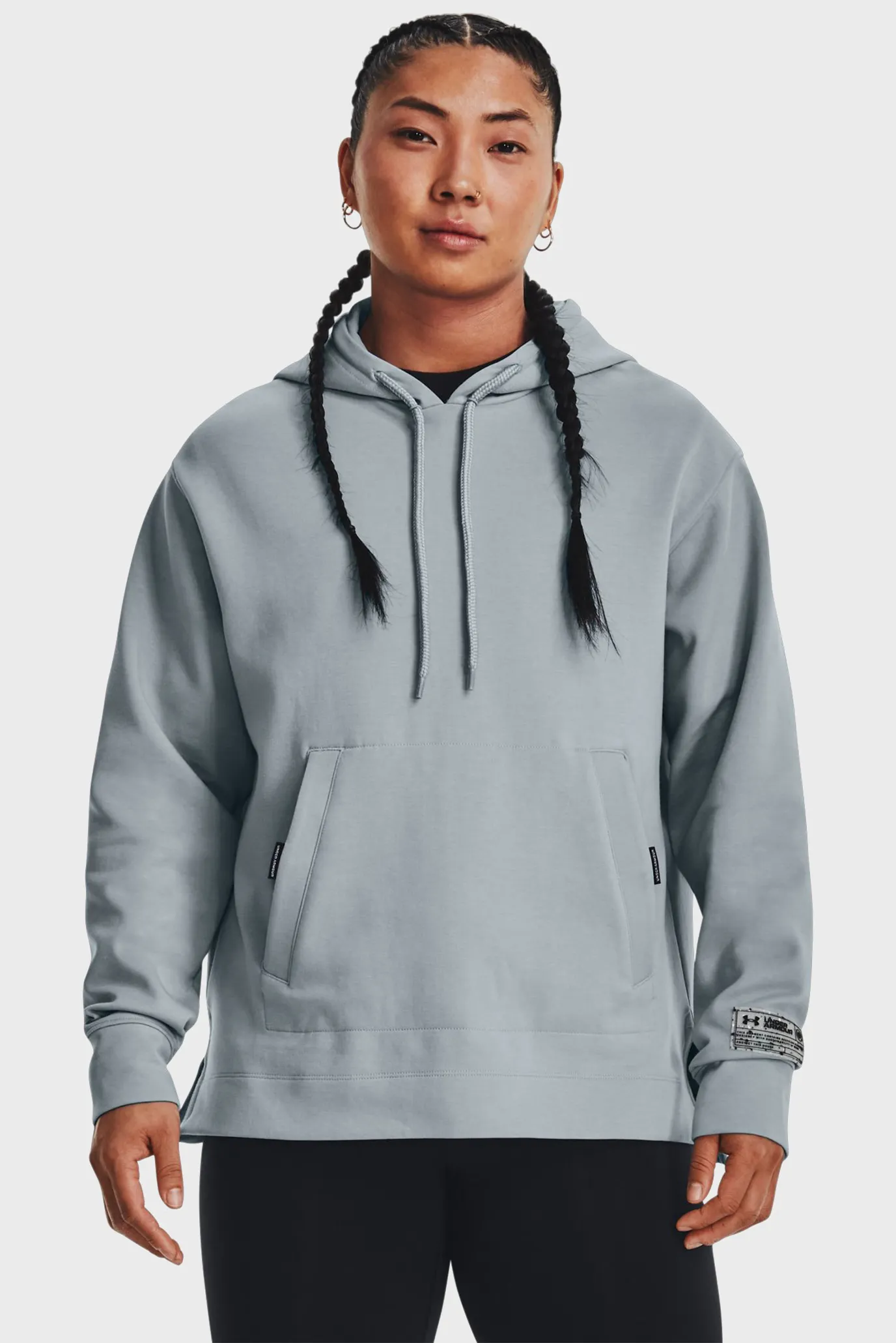 Сіре худі UA Summit Knit Hoodie (унісекс) 2
