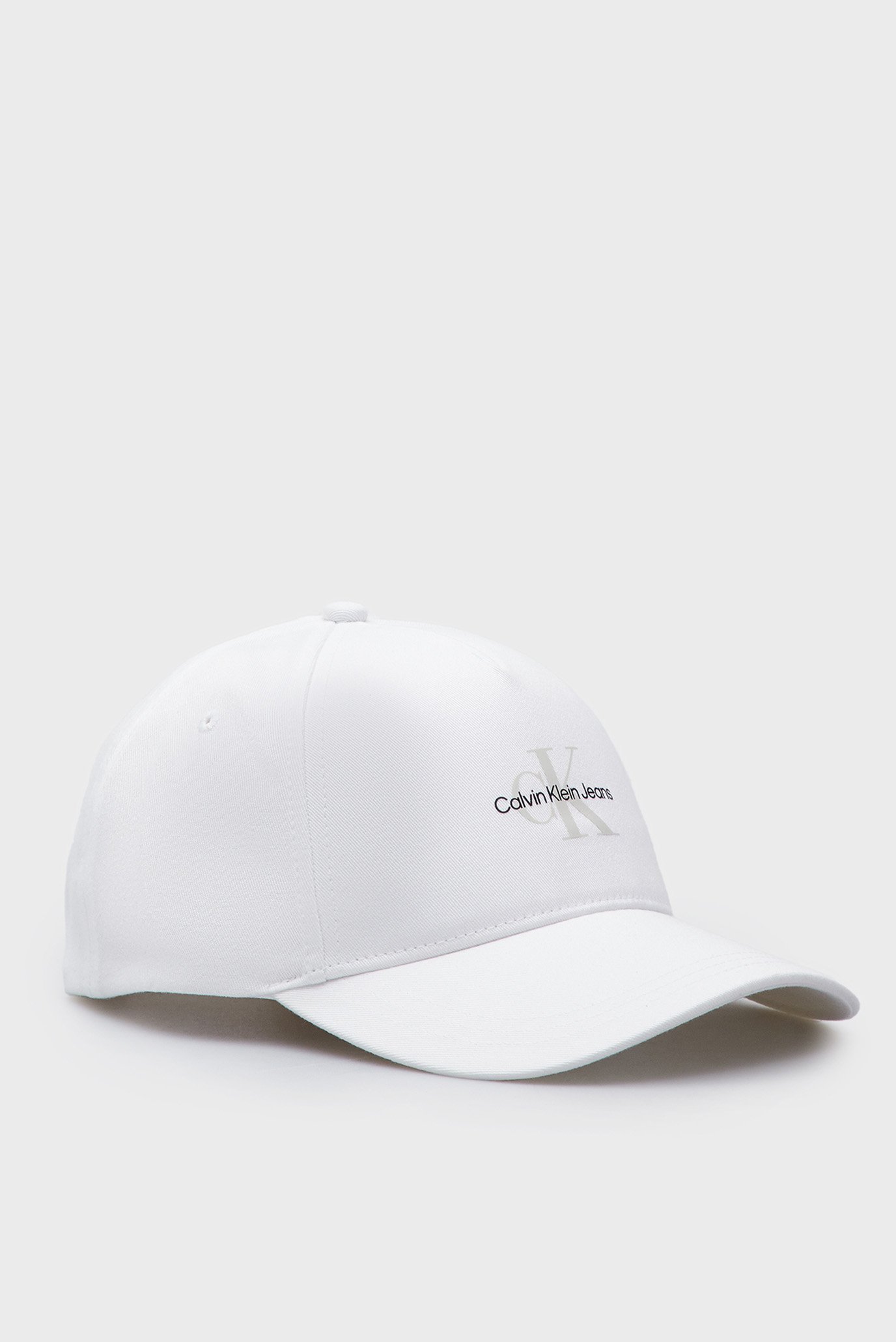 Мужская белая кепка MONO LOGO PRINT CAP 1