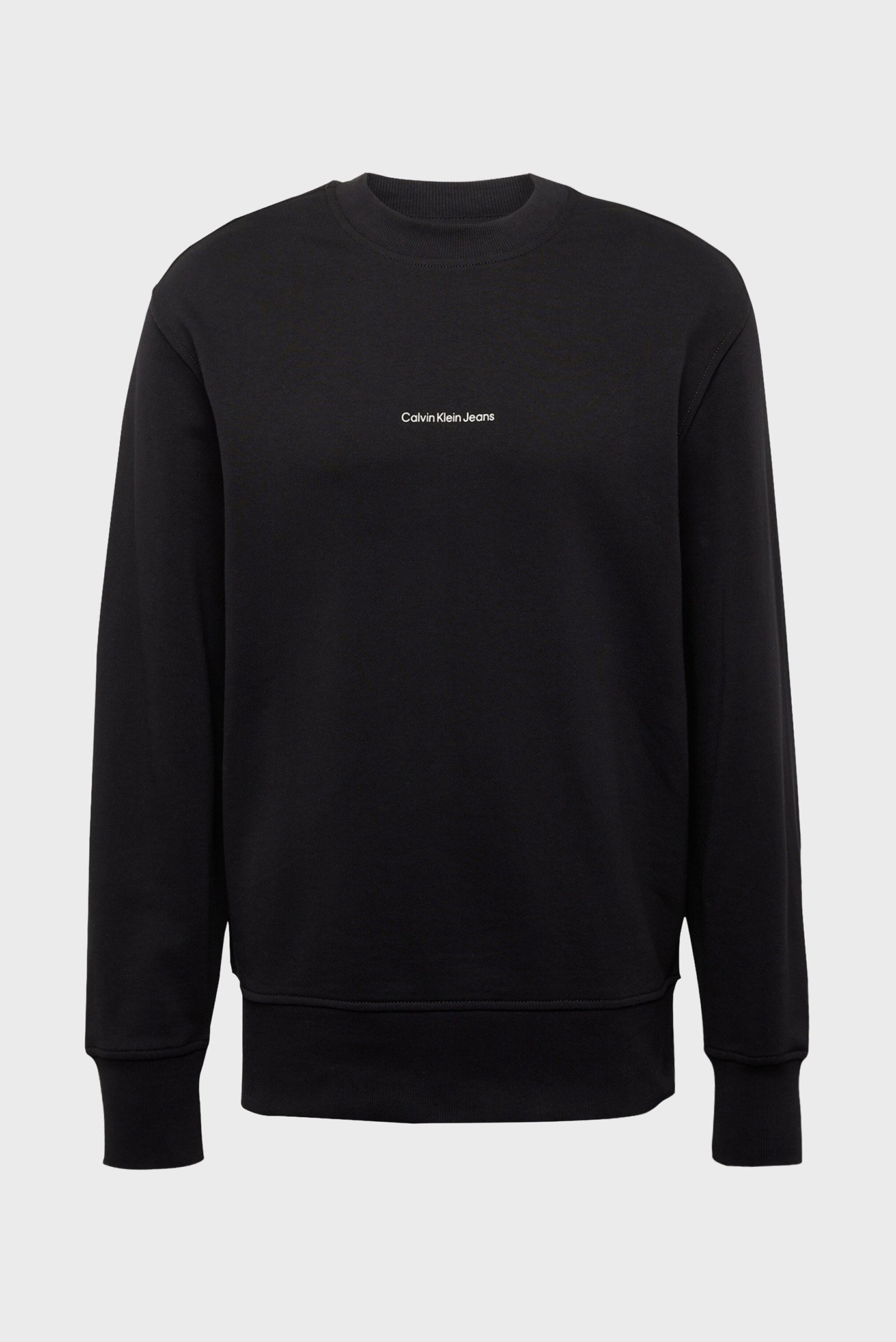 Чоловічий чорний світшот CITY GRID MAP CREW NECK 1