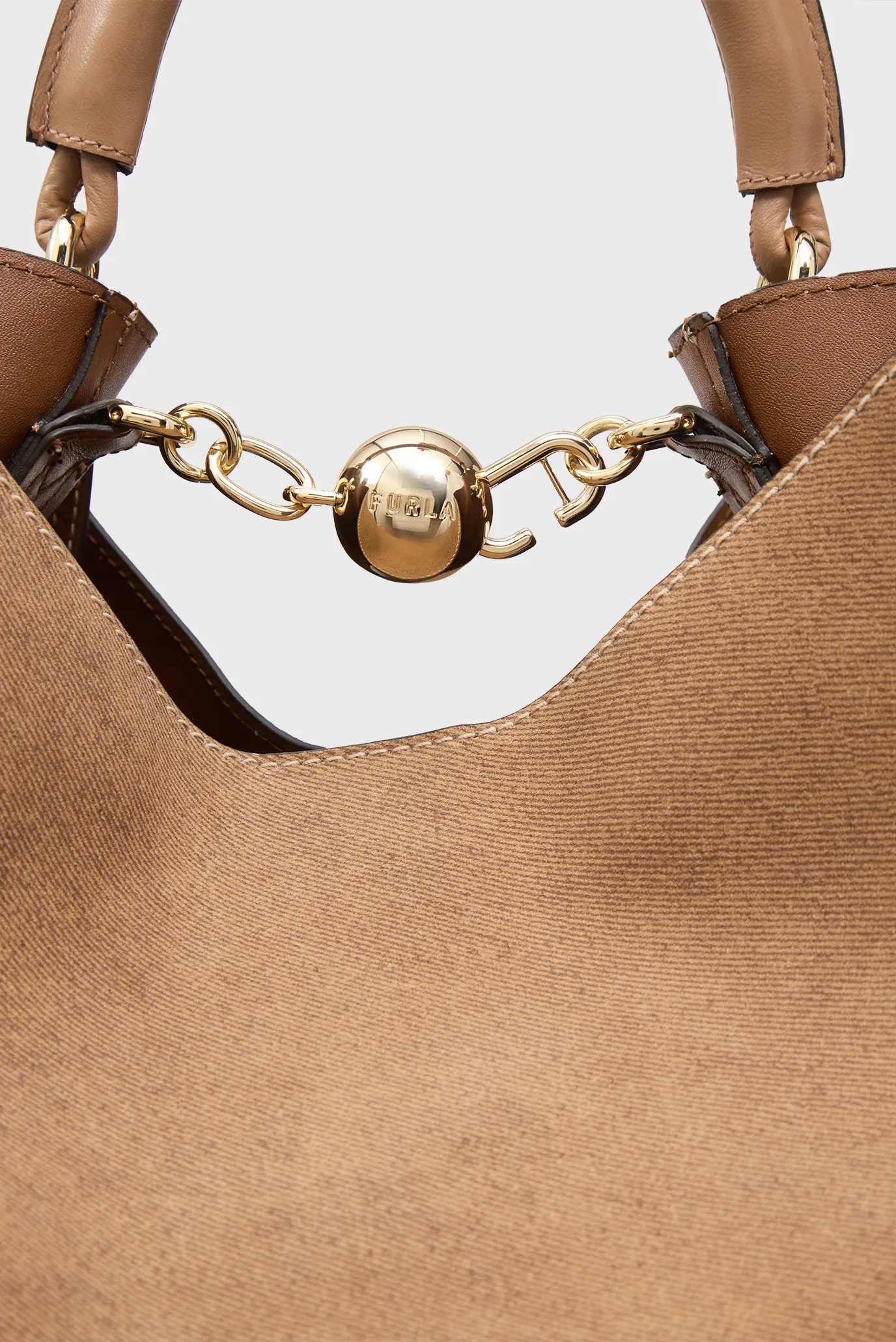 Женская коричневая кожаная сумка 6