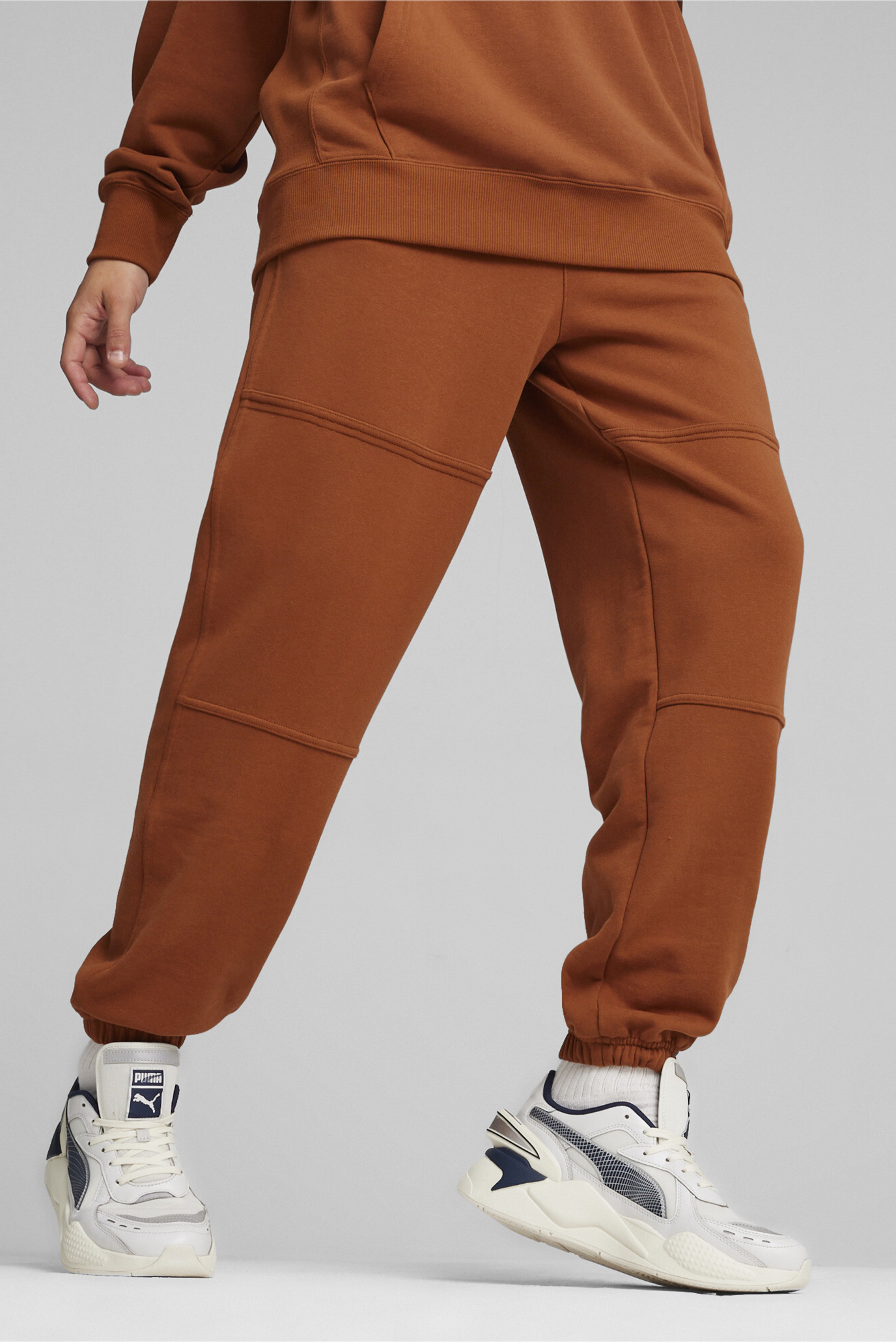 Чоловічі коричневі спортивні штани DOWNTOWN Men's Sweatpants 1