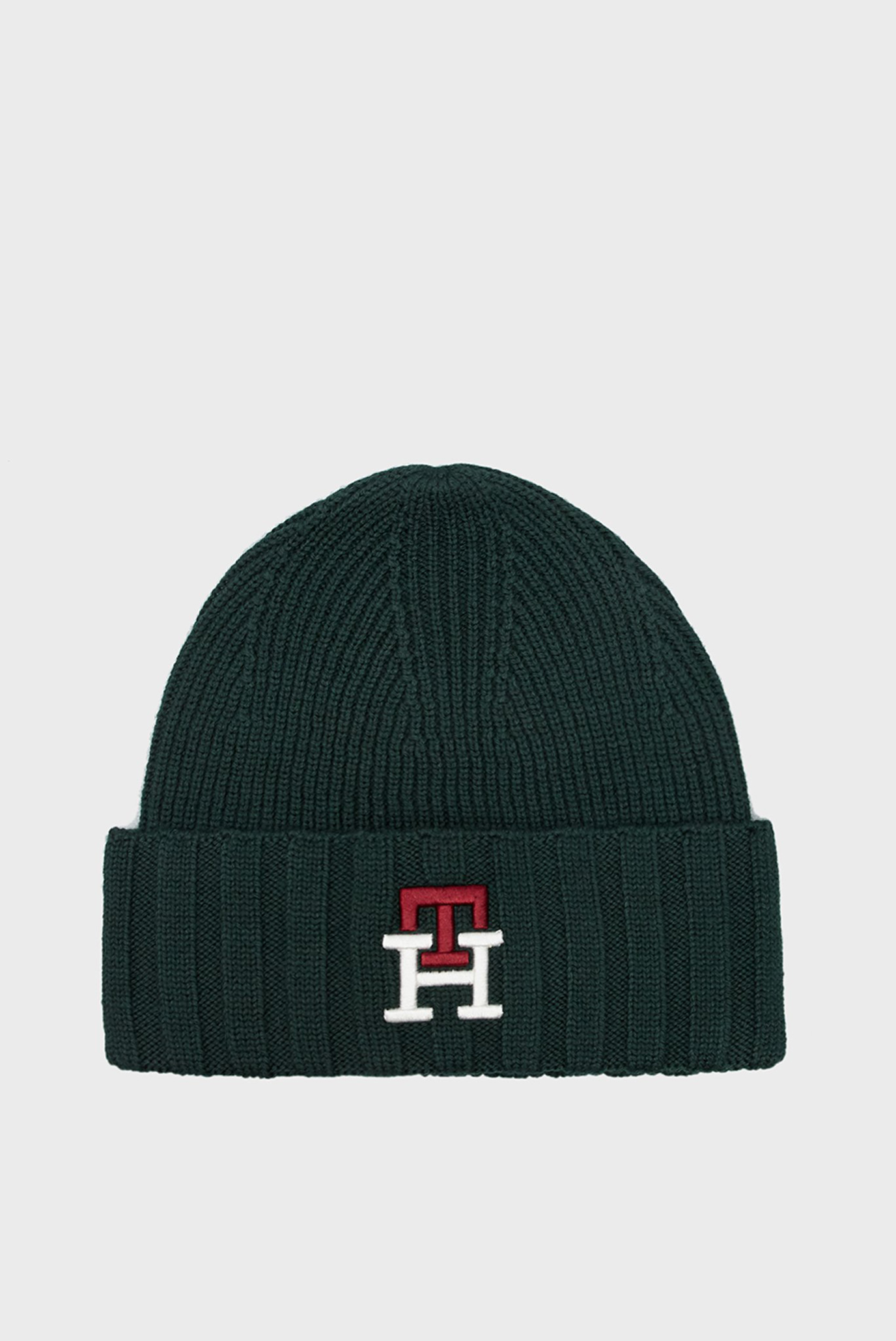 Мужская зеленая шерстяная шапка TH PREP MONO Зеленый ONESIZE Tommy Hilfiger AM0AM10338 Мужская зеленая шерстяная шапка TH PREP MONO Зеленый ONESIZE Tommy Hilfiger AM0AM10338