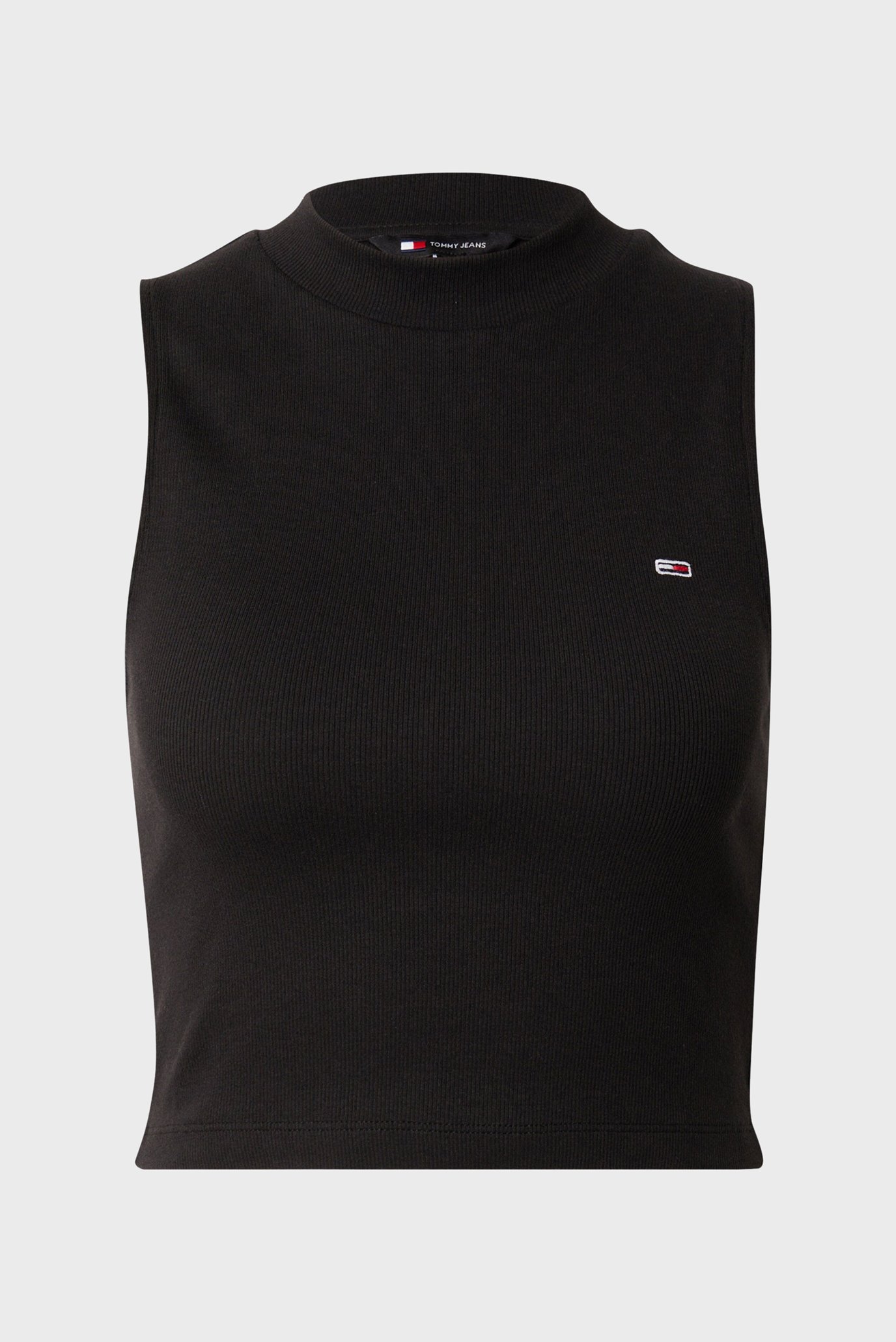 Жіночий чорний топ TJW CRP MOCKNECK RIB TANK 1