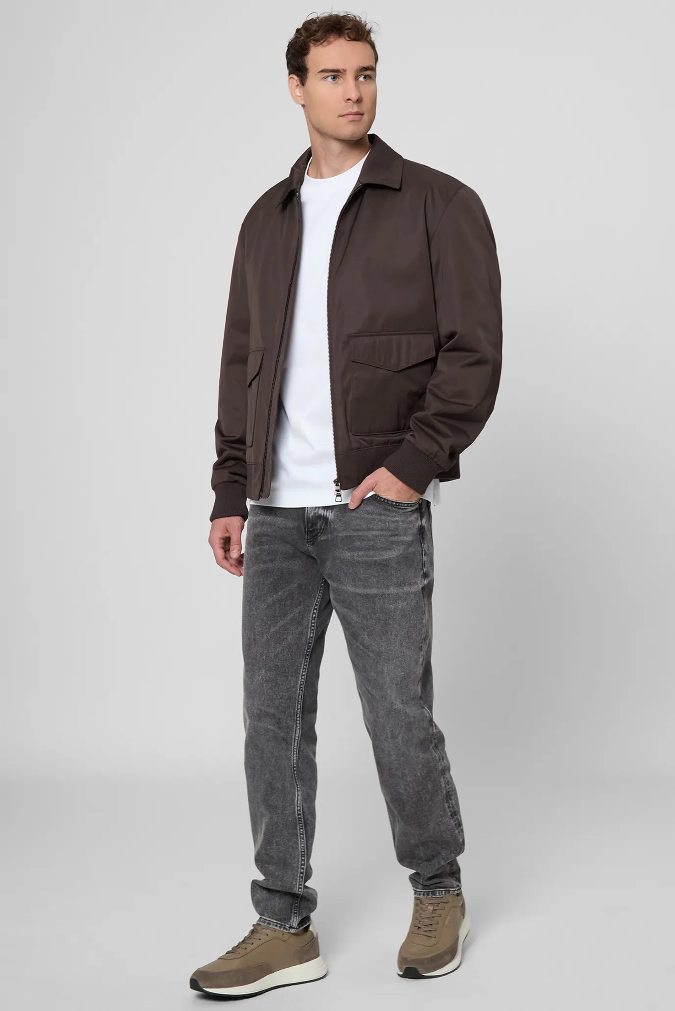 Мужские темно-серые джинсы 2