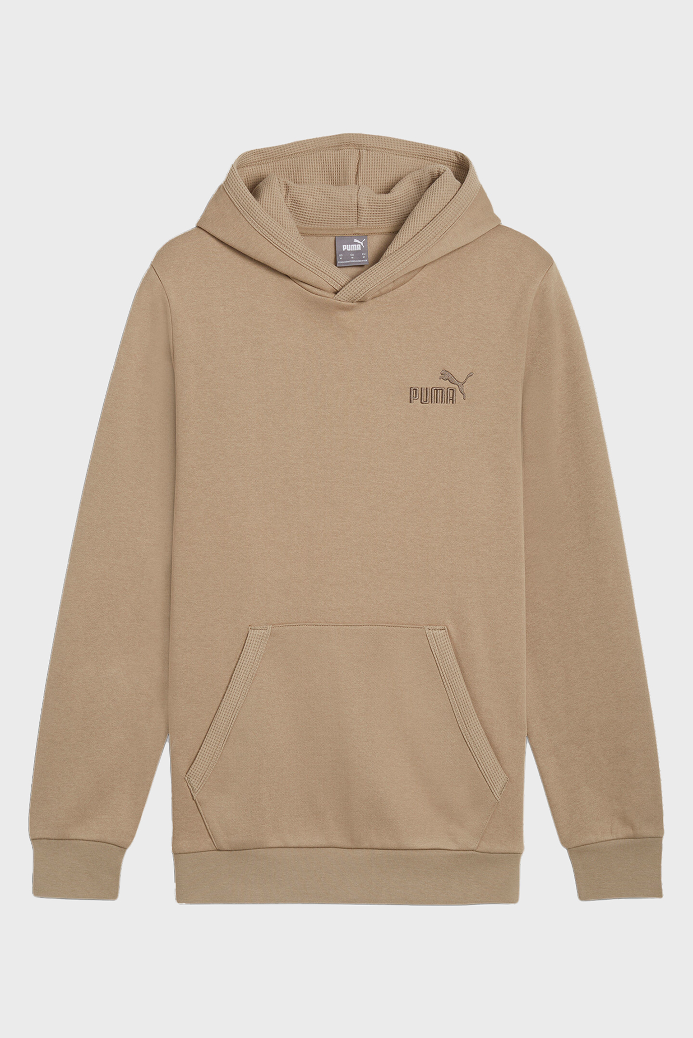 Мужское бежевое худи  ESS ELEVATED Hoodie Men 1