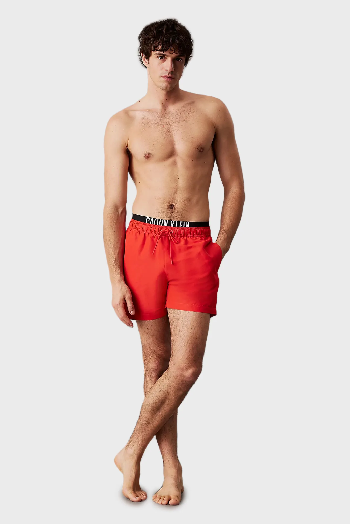 Мужские красные плавательные шорты 2