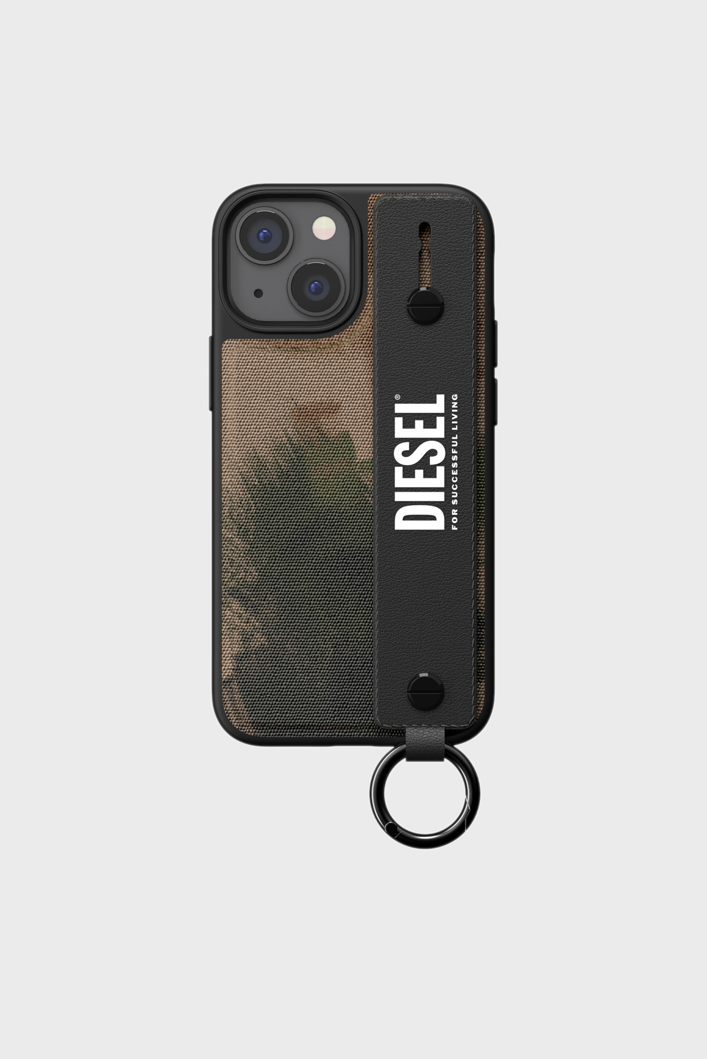 Чехол для телефона с узором Diesel Handstrap Case Military Brushed for iPhone 13 Mini 1