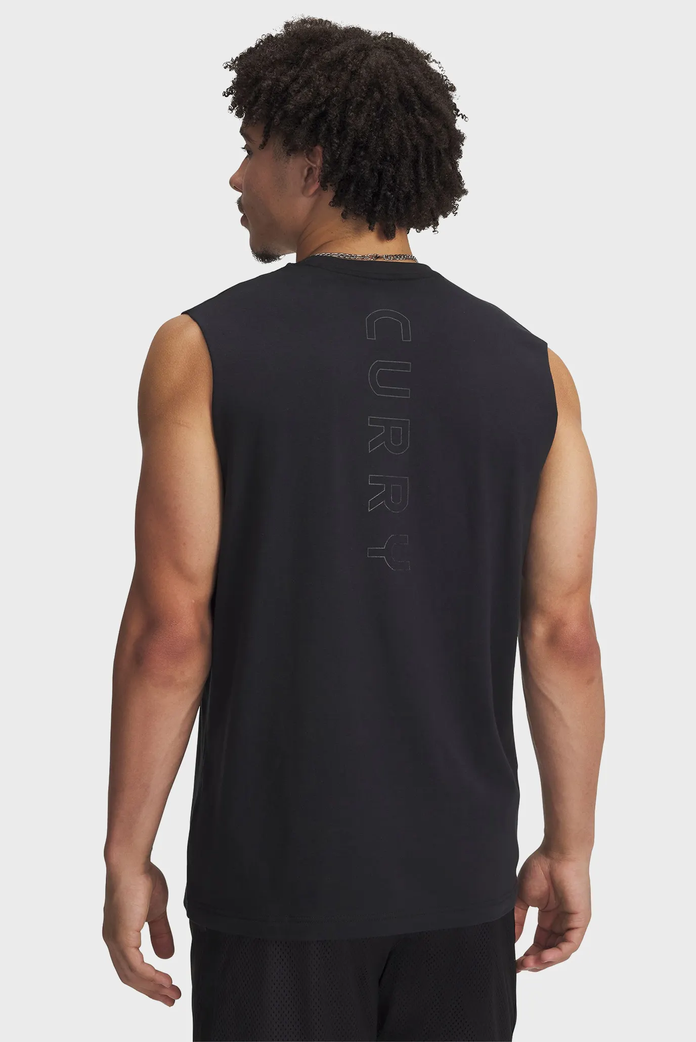 Чоловіча чорна майка Curry SLVS Tee 3