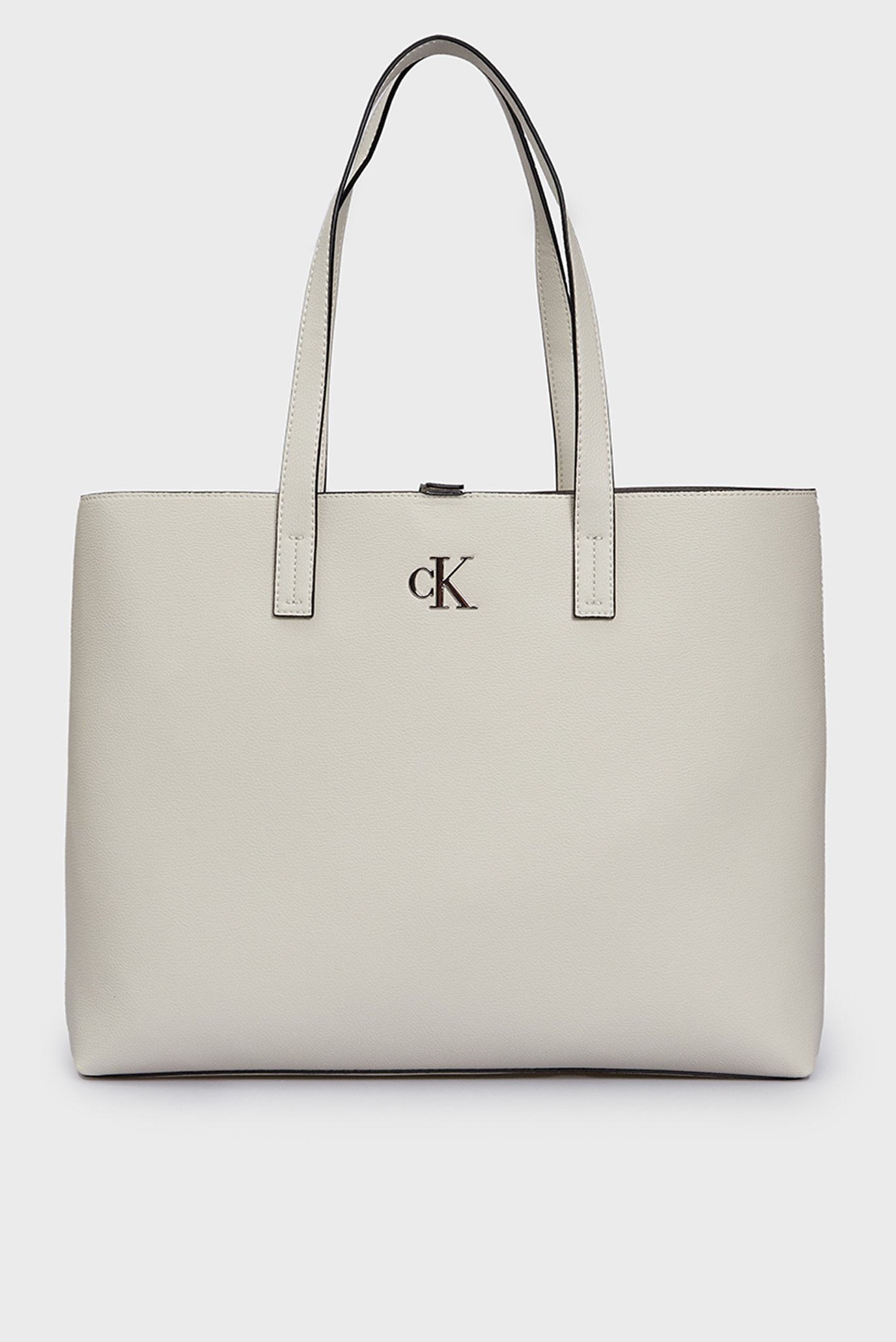 Жіноча сіра сумка MINIMAL MONOGRAM SLIM TOTE34 1