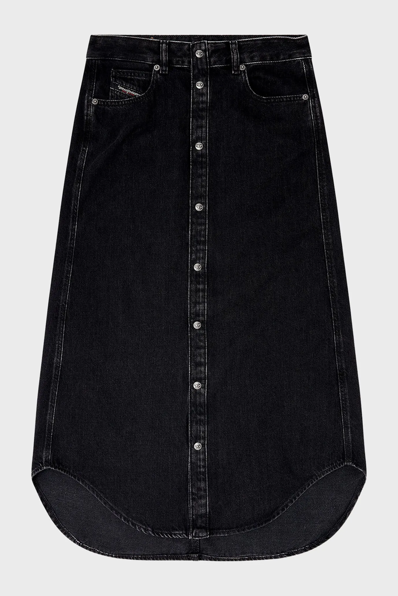 Жіноча чорна джинсова спідниця DE-ARD-LONG 4