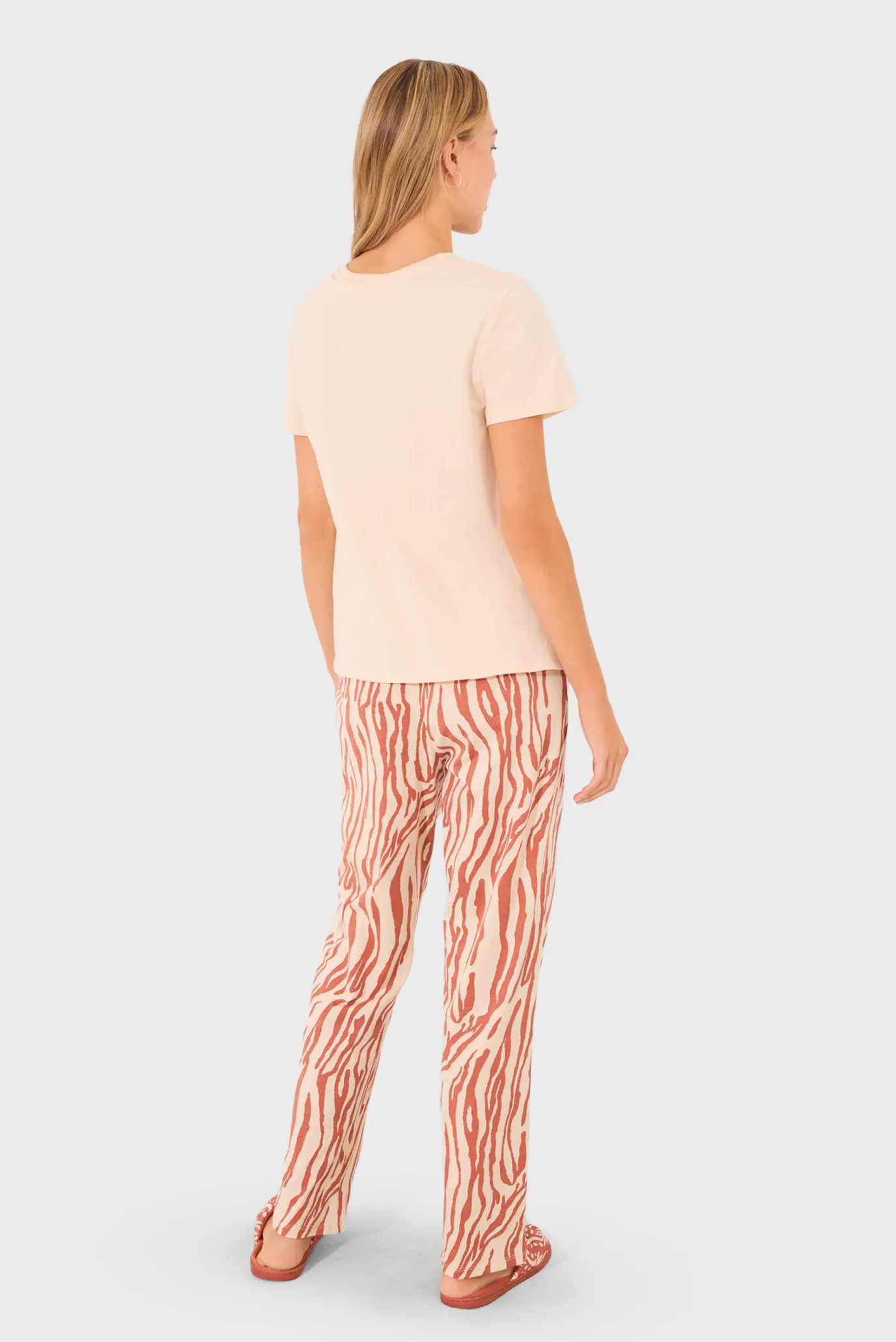 Жіноча бежева піжама (футболка, брюки) The Lion King 3