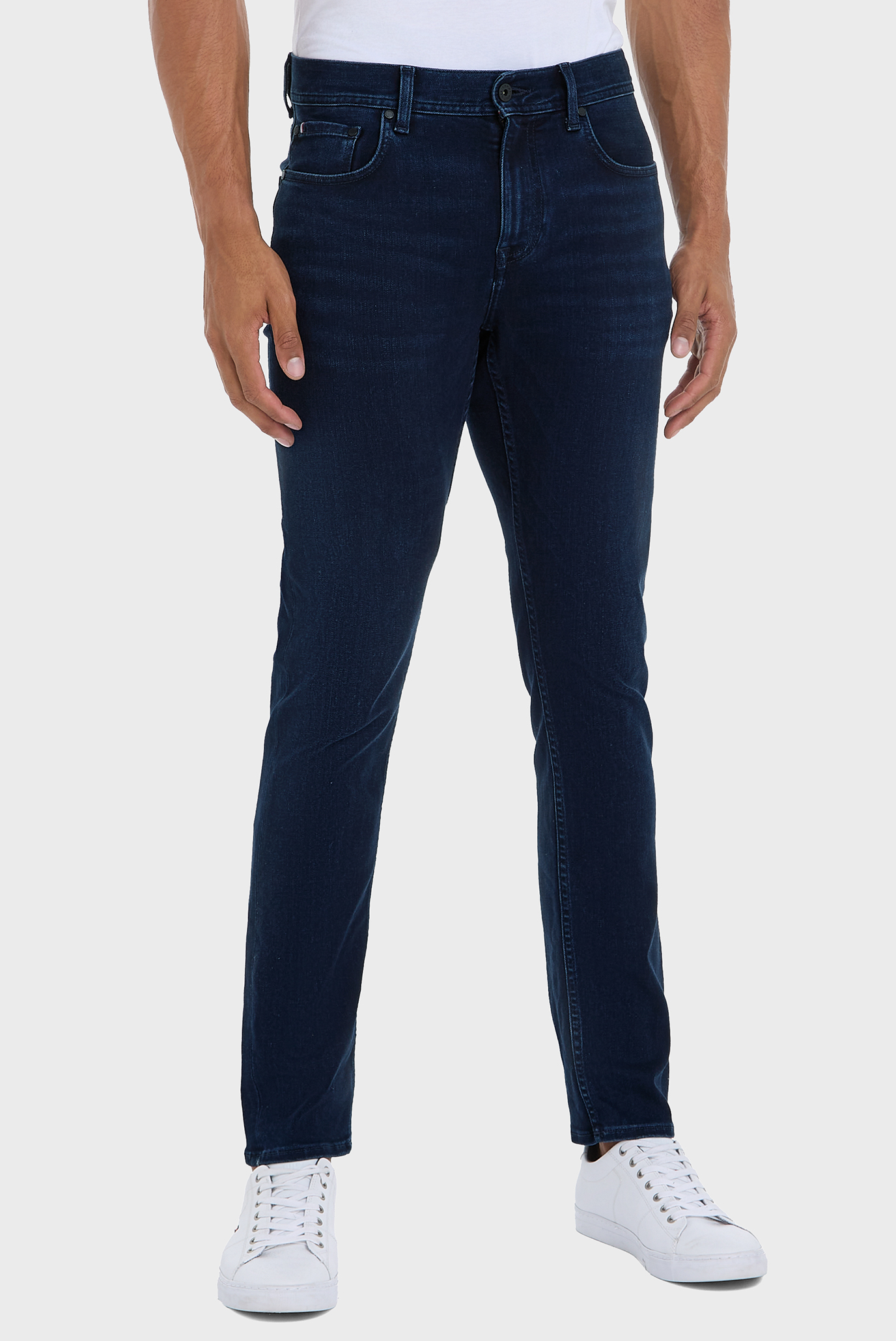 Мужские темно-синие джинсы STRAIGHT DENTON SSTR KIT BLUEBLK Синий 31-32 Tommy Hilfiger MW0MW35728