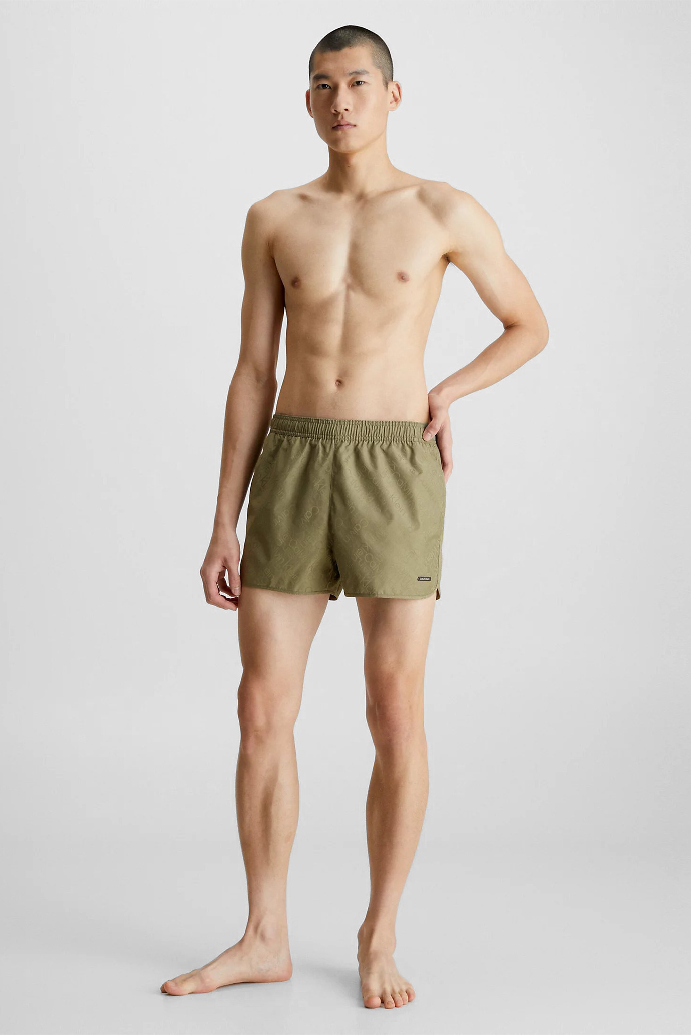 Мужские зеленые плавательные шорты SHORT RUNNER 1
