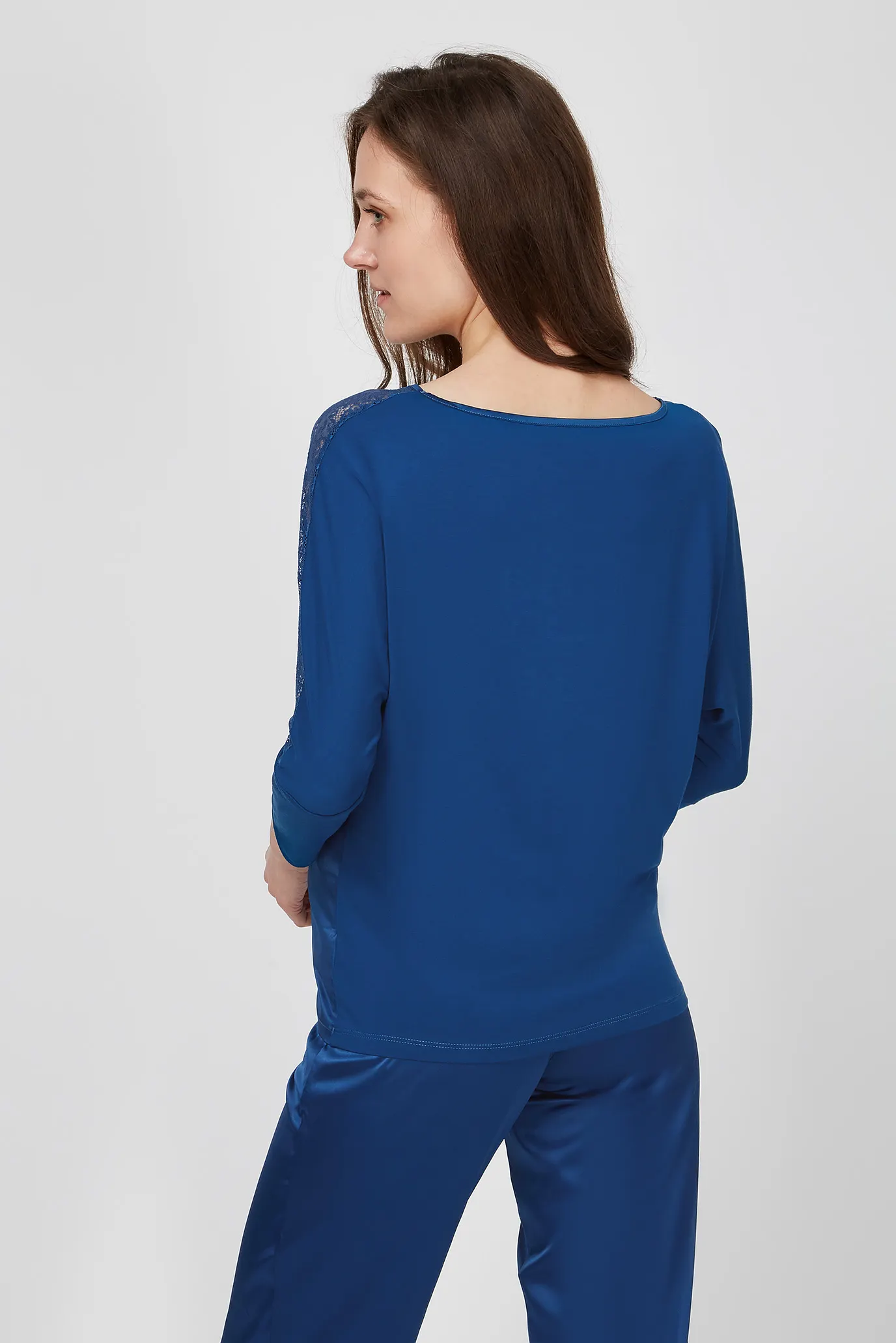 Жіноча синя блуза 3