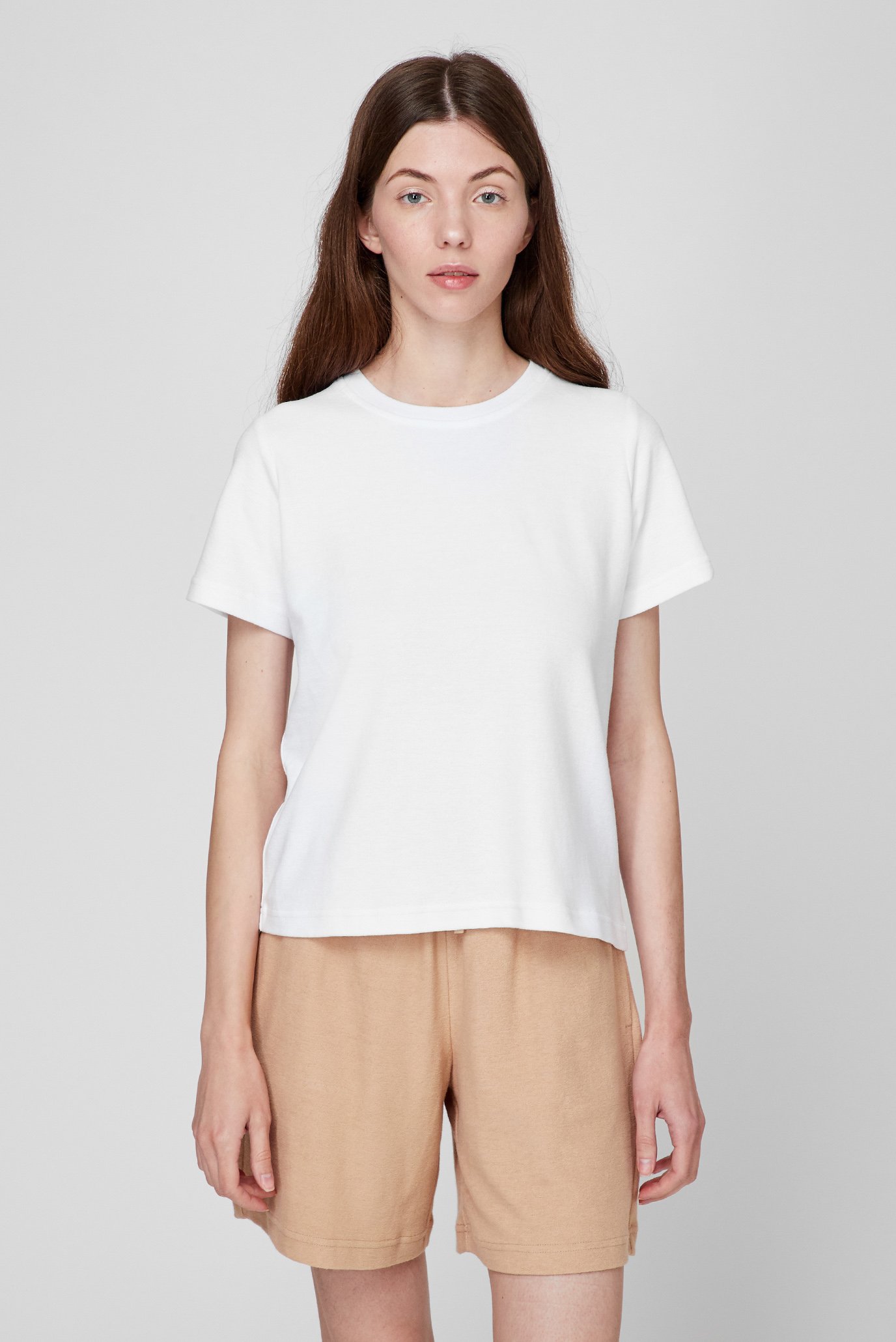 Женская белая футболка WT-RT 025 1