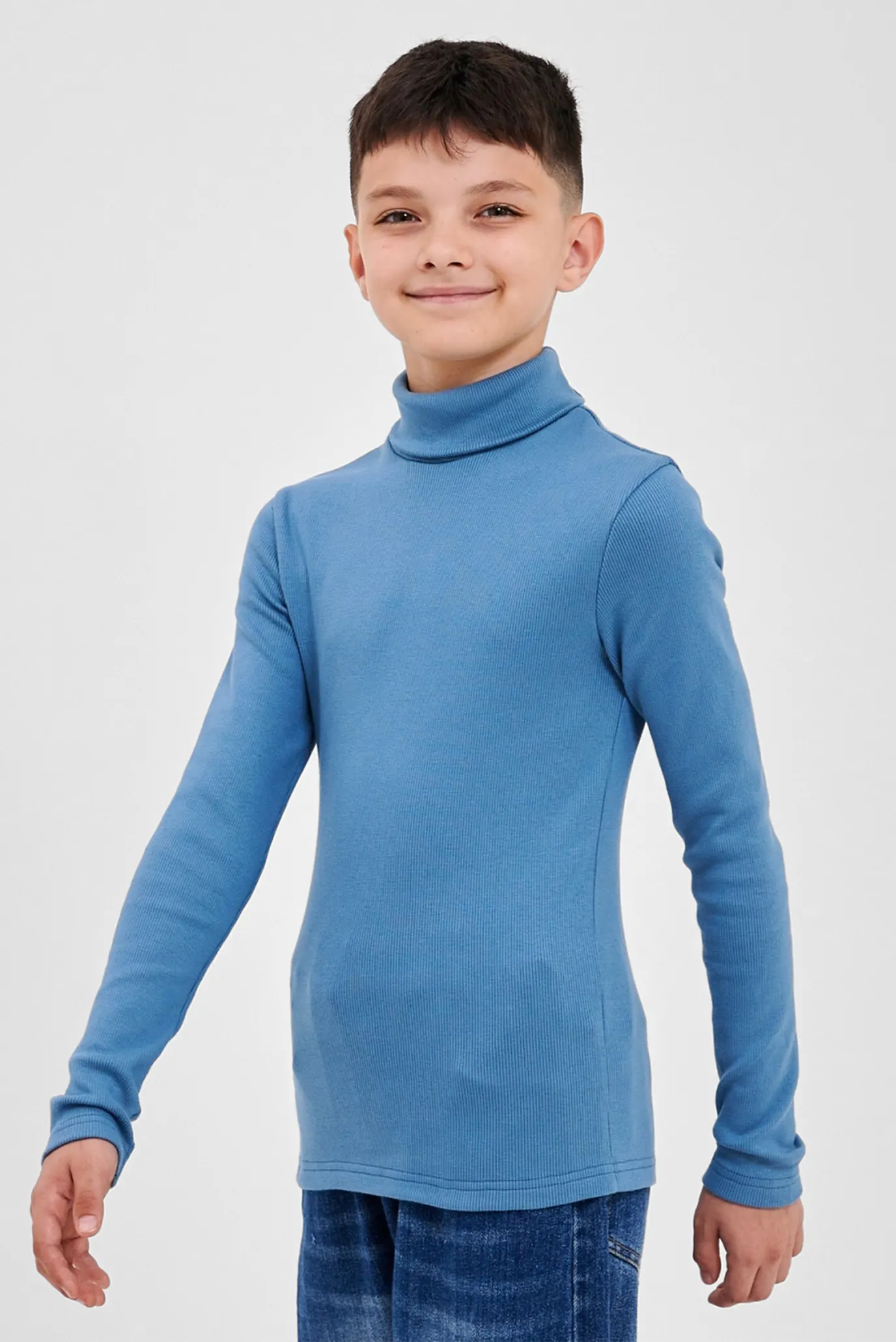 Дитячий синій гольф 1