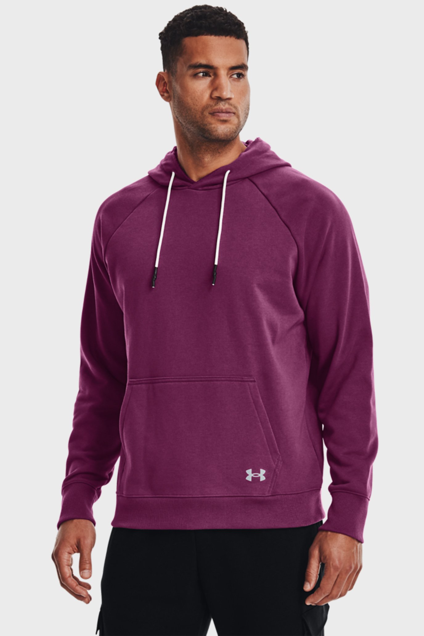 Чоловіче фіолетове худі UA BTG Terry Hoodie 1