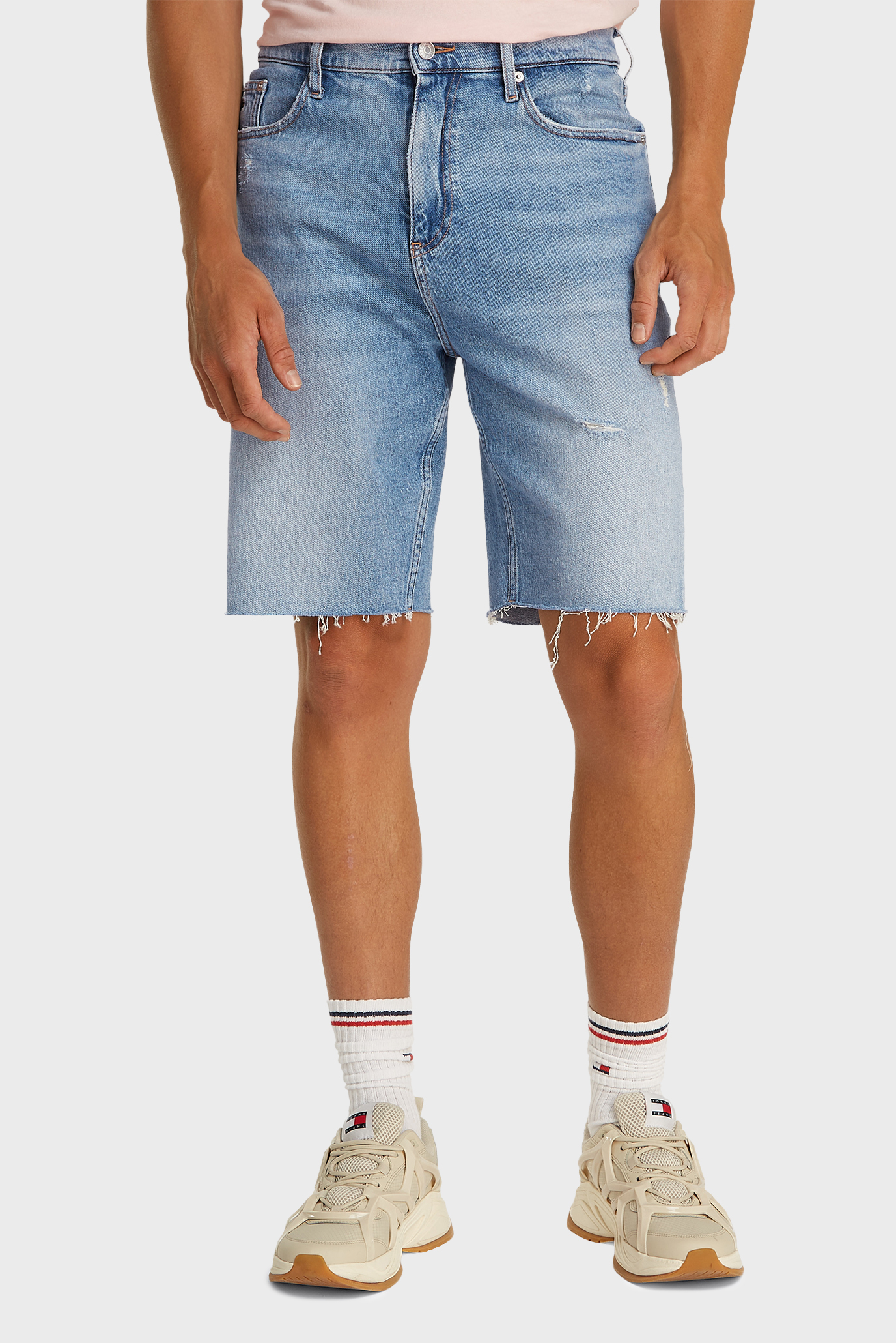 Мужские голубые джинсовые шорты ISAAC Голубой 30 Tommy Jeans DM0DM20957 Мужские голубые джинсовые шорты ISAAC Голубой 30 Tommy Jeans DM0DM20957