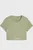 Жіночий оливковий топ PUMA STRONG Crop Tee Women