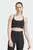 Жіночий чорний топ adidas All Me Light Support Rib Long Line