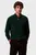 Мужская темно-зеленая шерстяная кофта LS MERINO