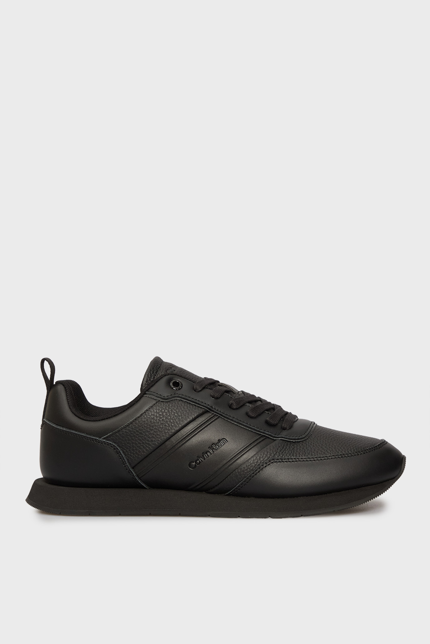 Мужские черные кожаные кроссовки LOW PROF RUNN TAPE Черный 43 Calvin Klein HM0HM01897 Мужские черные кожаные кроссовки LOW PROF RUNN TAPE Черный 43 Calvin Klein HM0HM01897