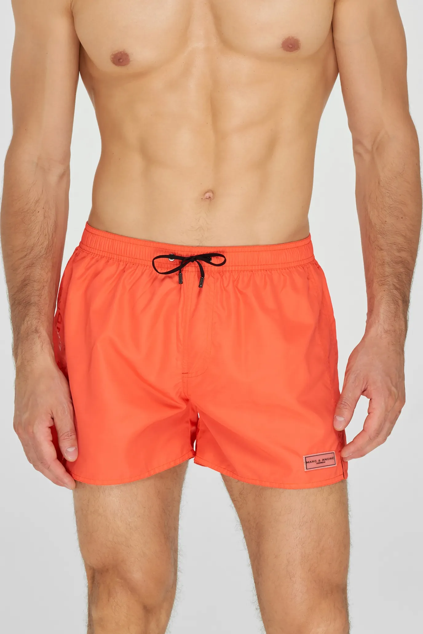 Мужские оранжевые плавательные шорты 2
